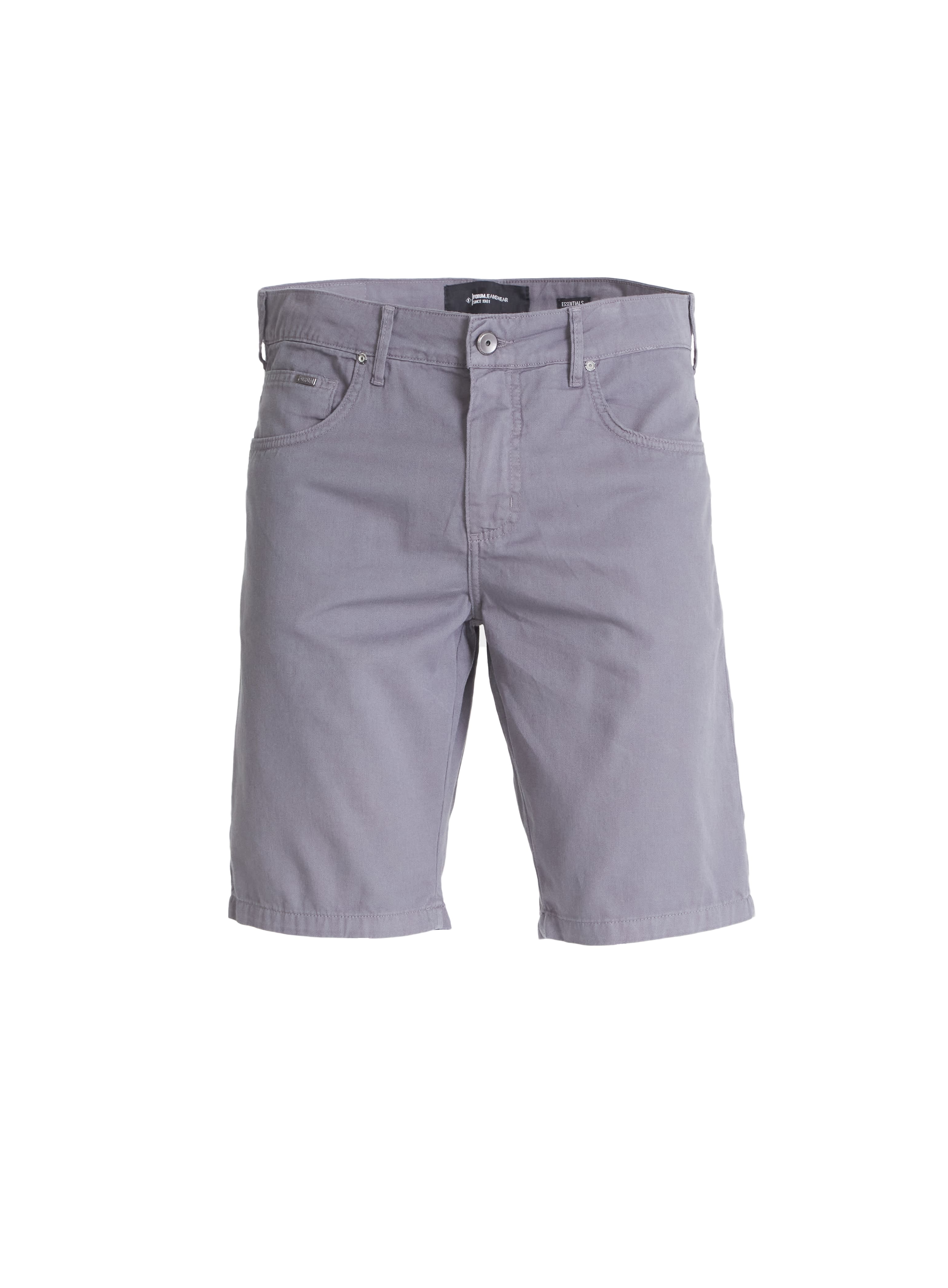 BERMUDA SARJA PAUL SLIM 40 CINZA OXIDE