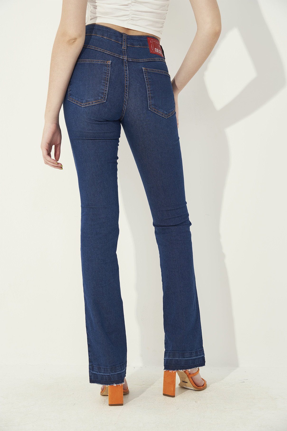 CALÇA JEANS BIA RETA 34 INDIGO