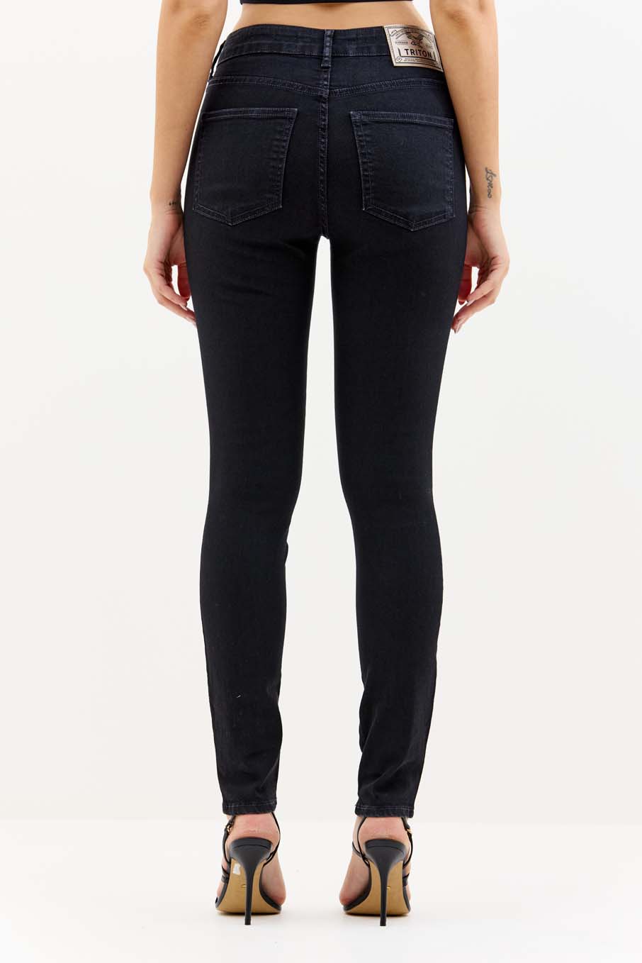 CALÇA JEANS MICHELE 38 IND.PRETO