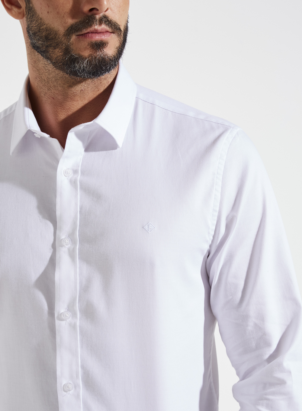 CAMISA SLIM FIT 4 BRANCO