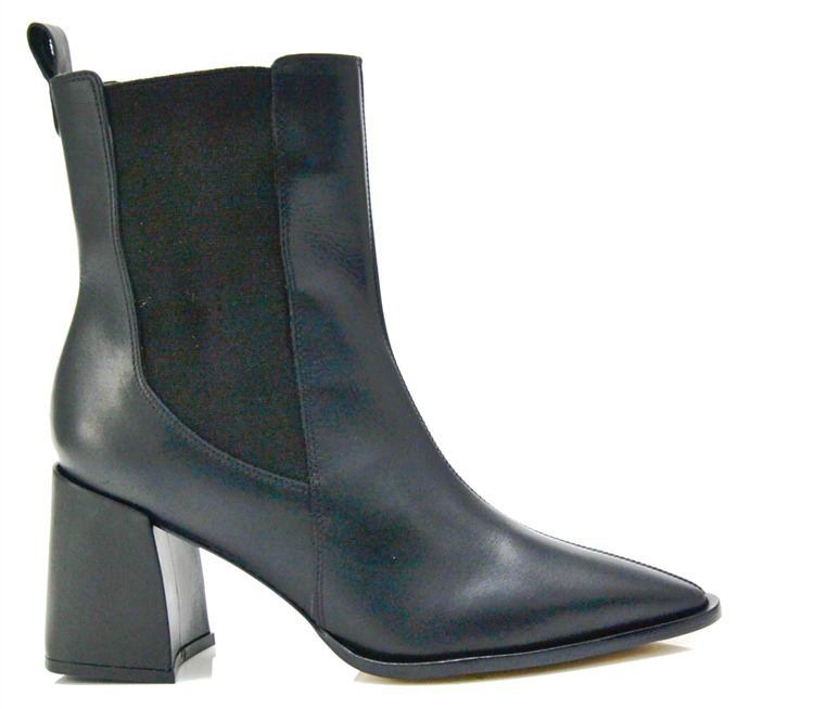 BOTA DE COURO CANO MÉDIO FEMININA 36 CAFE