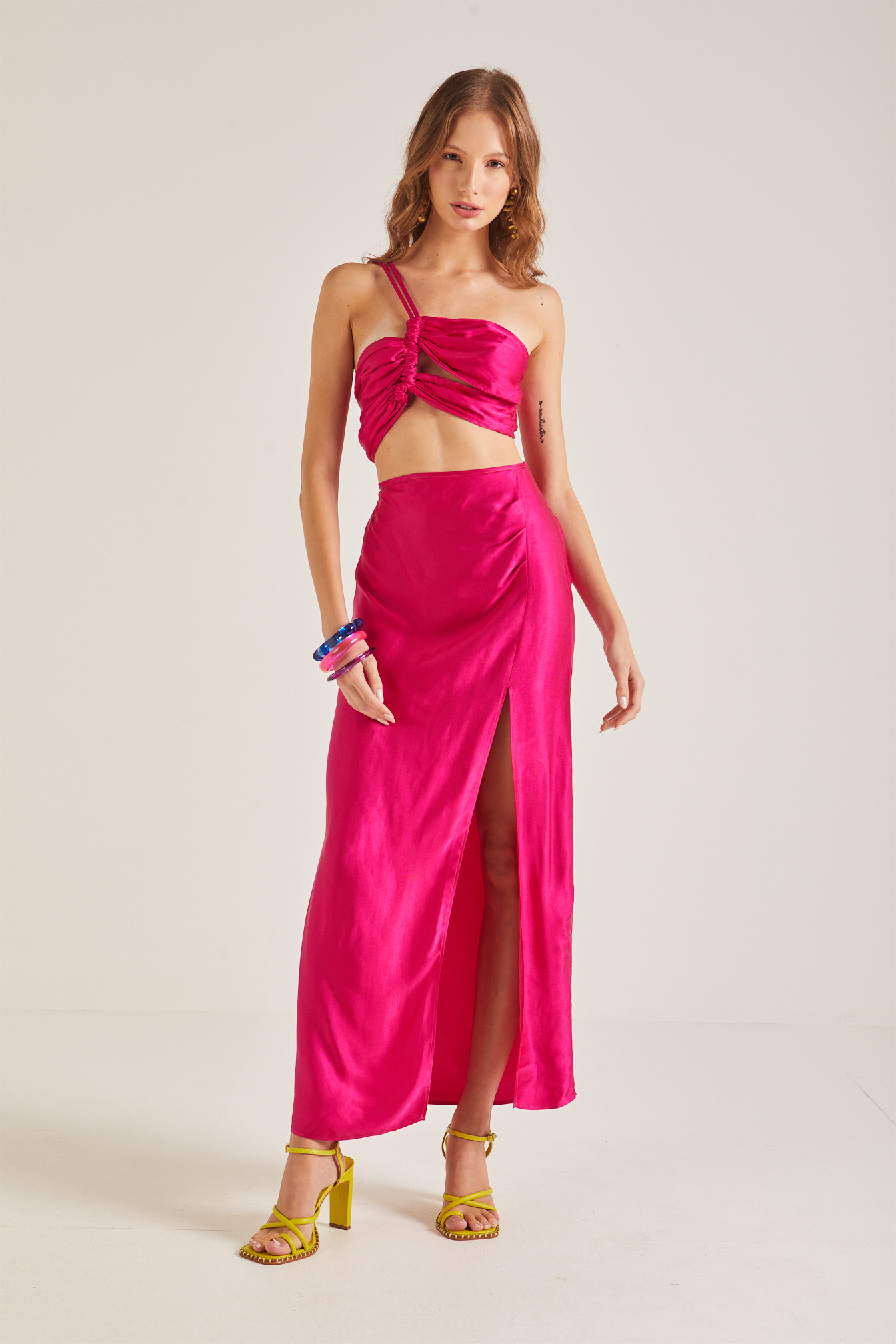 BLUSA COLCCI 40 ROSA AYLA