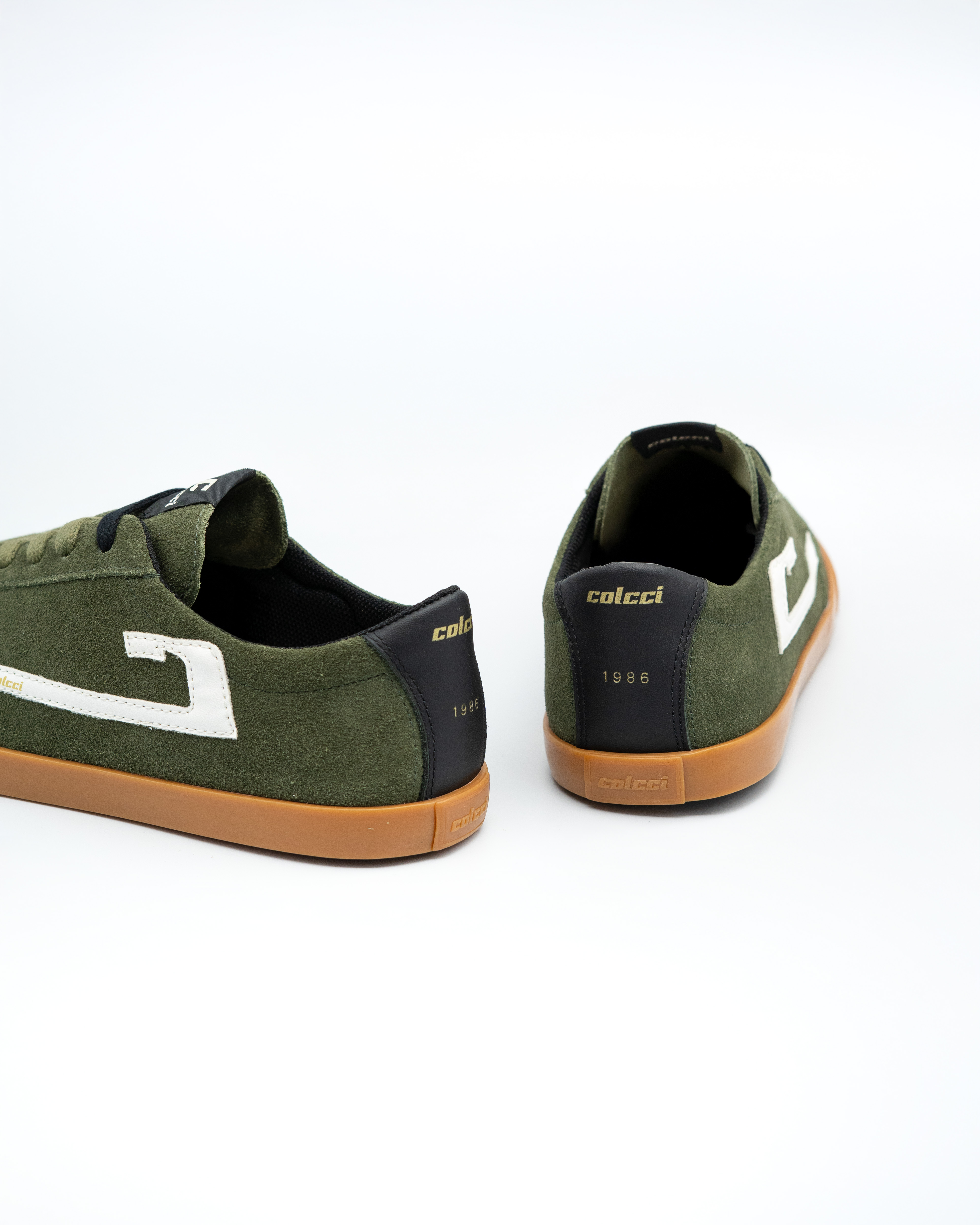 TENIS COLCCI CL0432C COOL SUEDE MEN 37 BRANCO/PRET