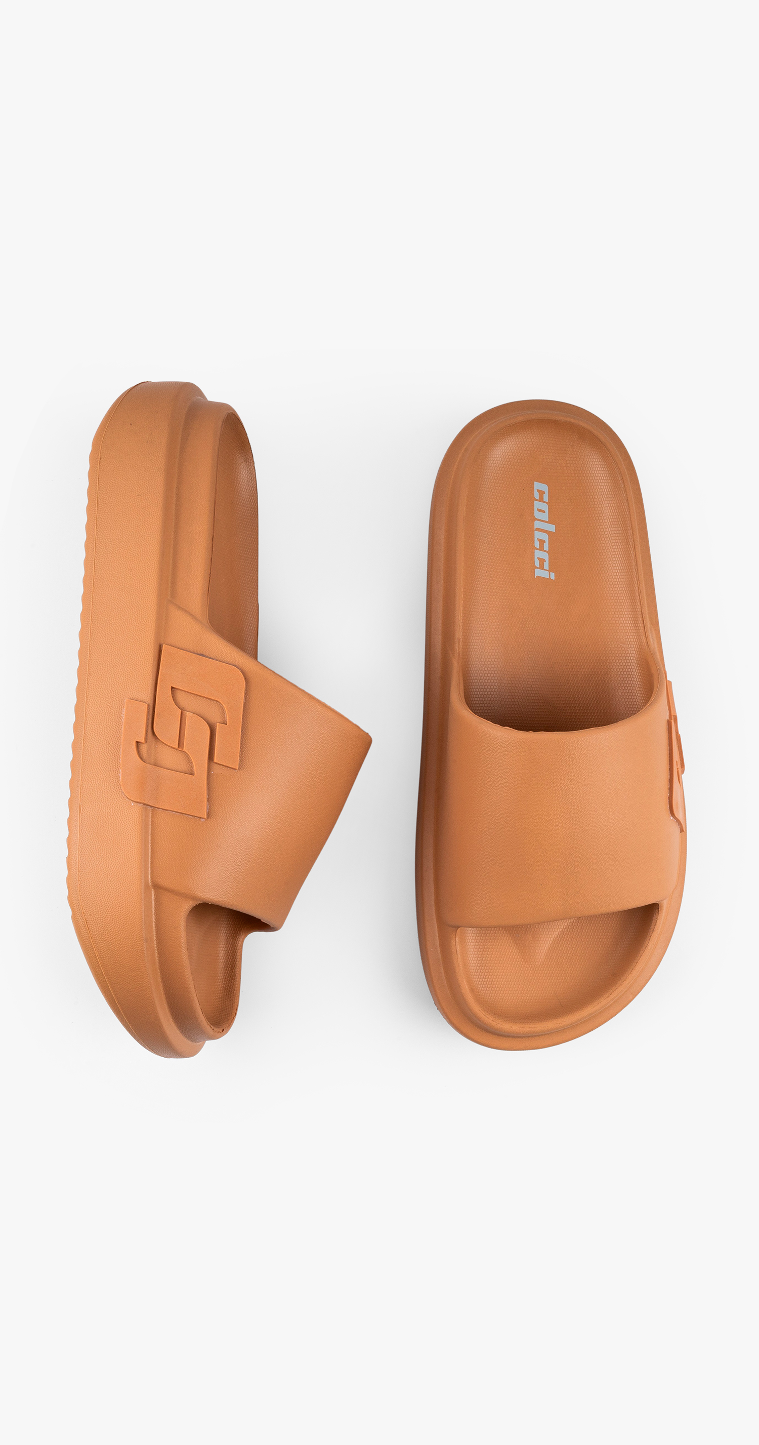 CHINELO FEM COLCCI SLIDE NUVEM ICONE 39-40 CARAMEL