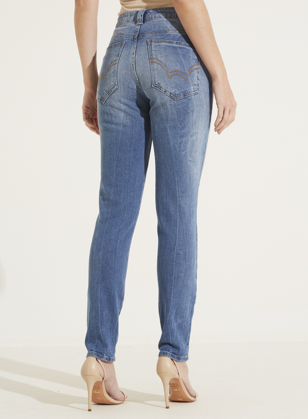 CALÇA JEANS MARISA 2 CIGARRETE 38 INDIGO
