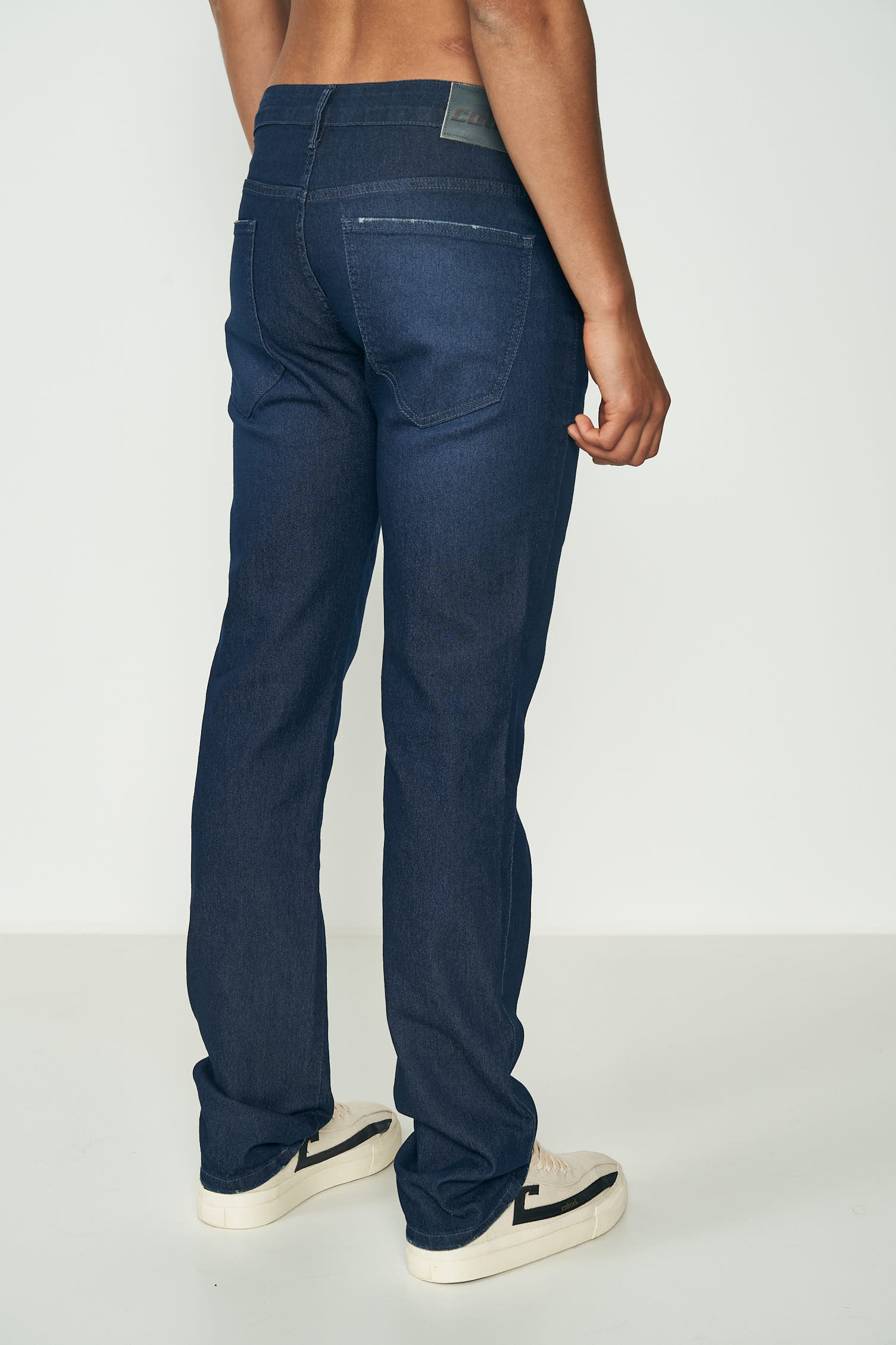 CALÇA JEANS ALEX SLIM 42 INDIGO