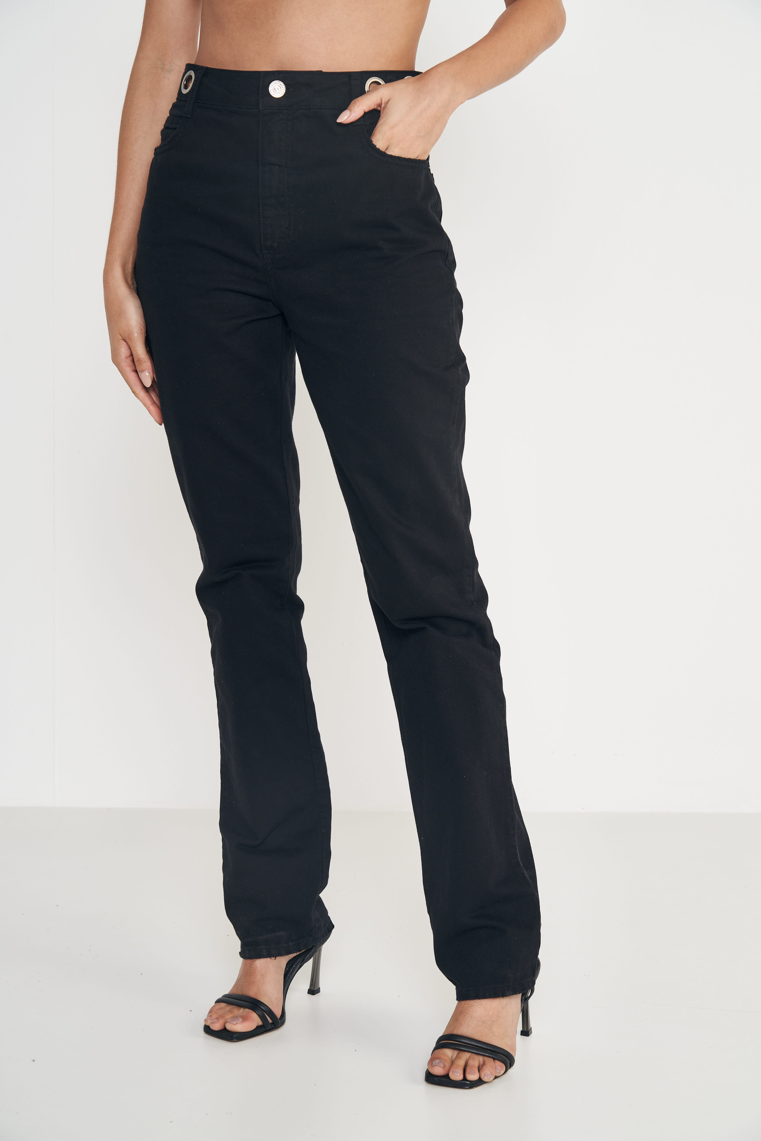 CALÇA SARJA ROMA 36 PRETO