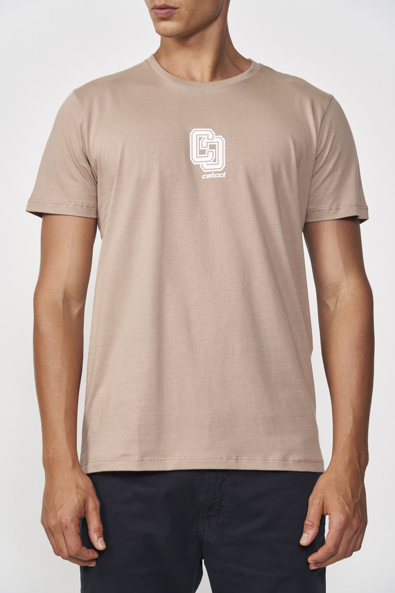 CAMISETA COLCCI PP BEGE SAND CASTLE
