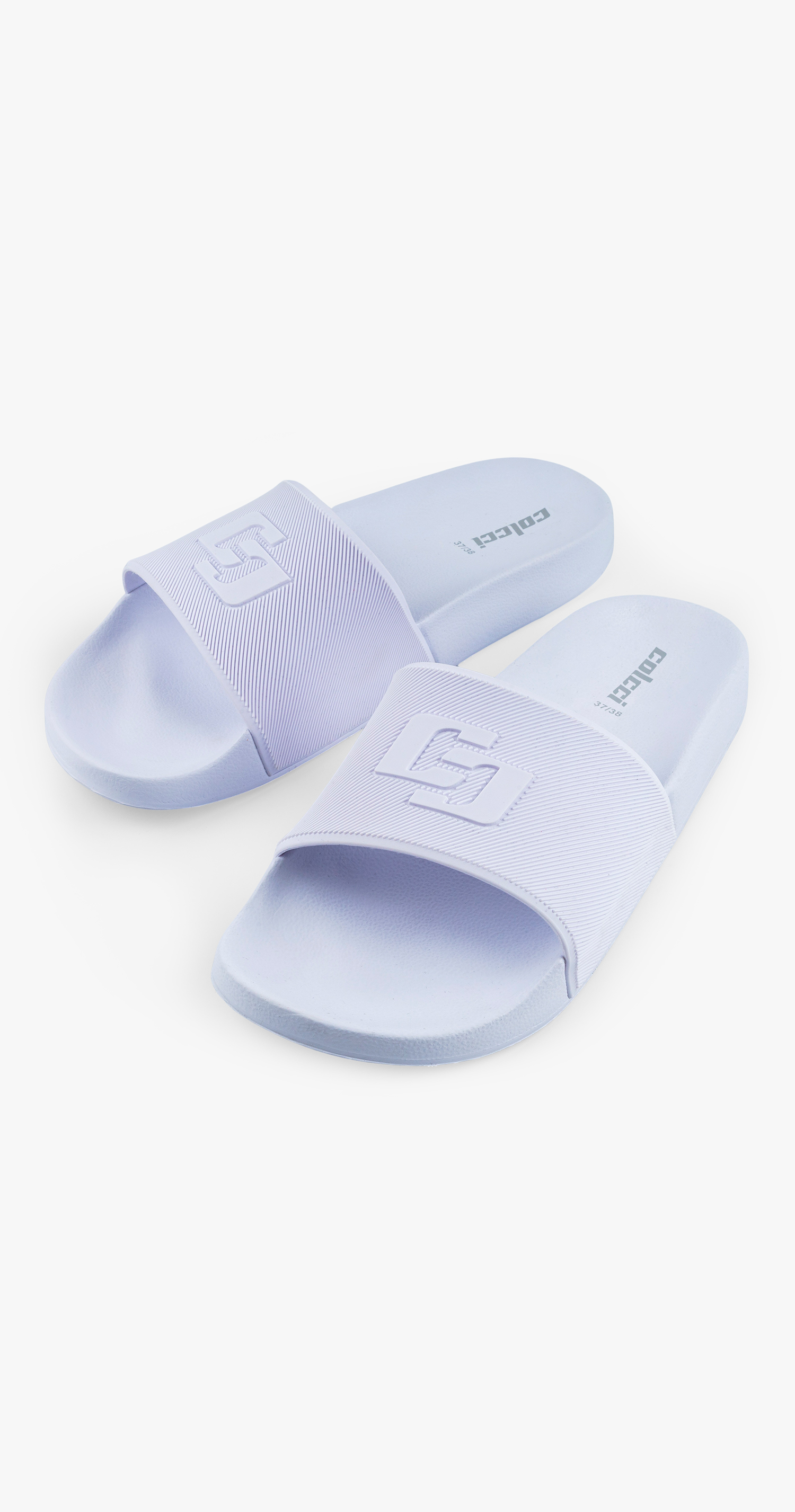 CHINELO UNISSEX COLCCI SLIDE ICONE 37-38 BRANCO