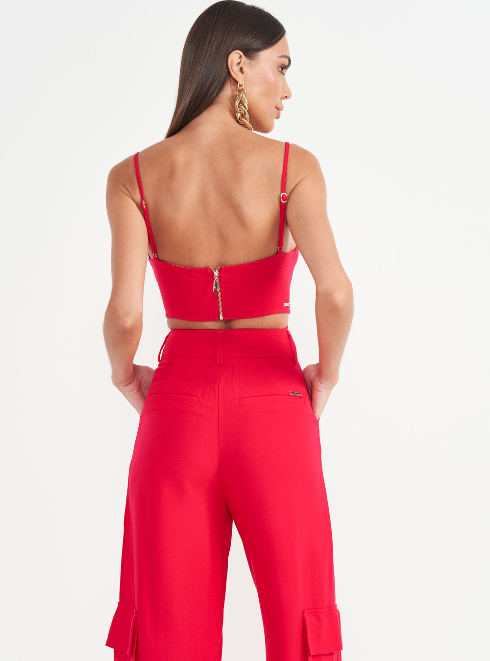 TOP COLCCI 34 VERMELHO FOLIE