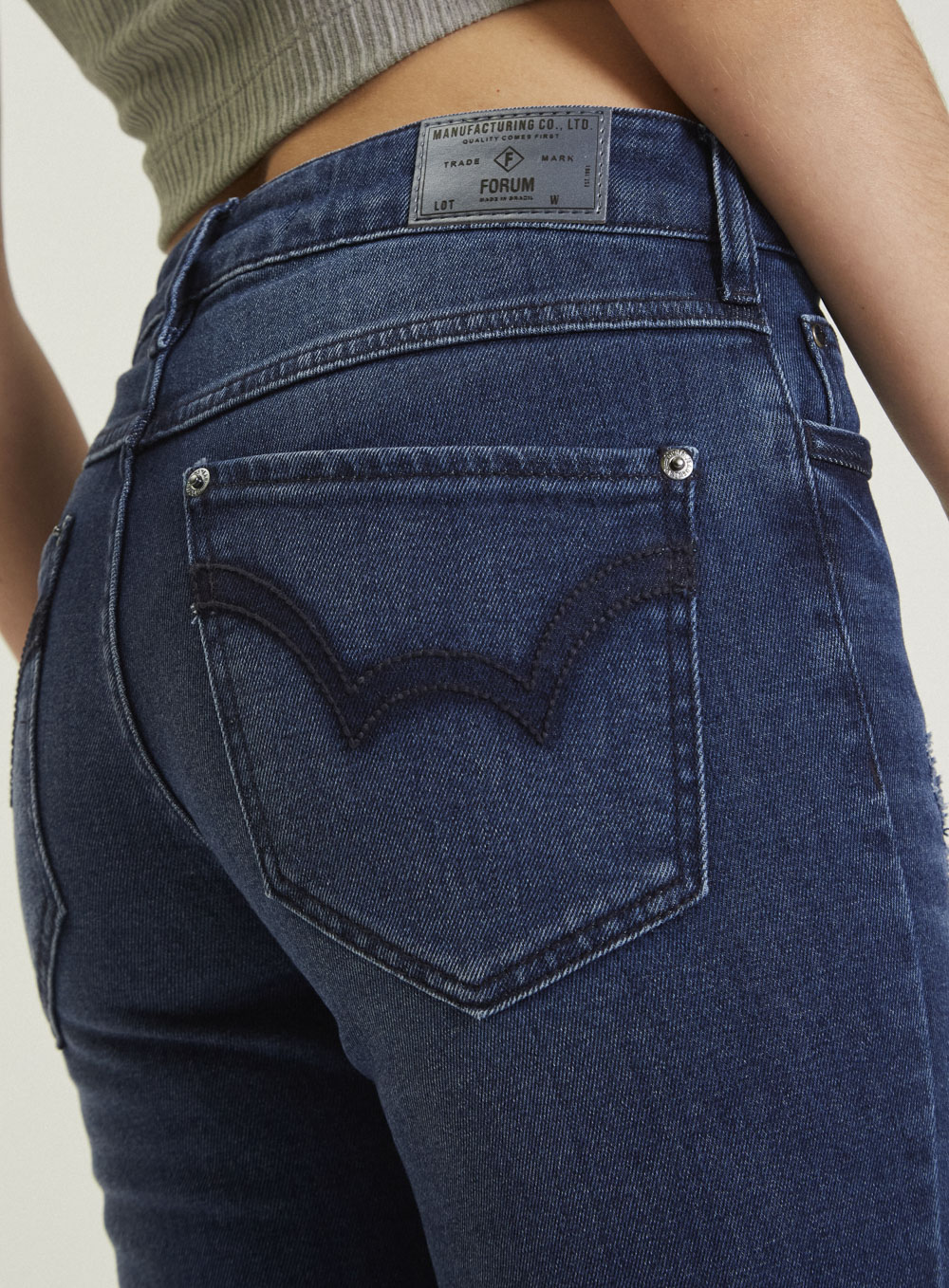 CALÇA JEANS MARISA SKINYY 34 INDIGO