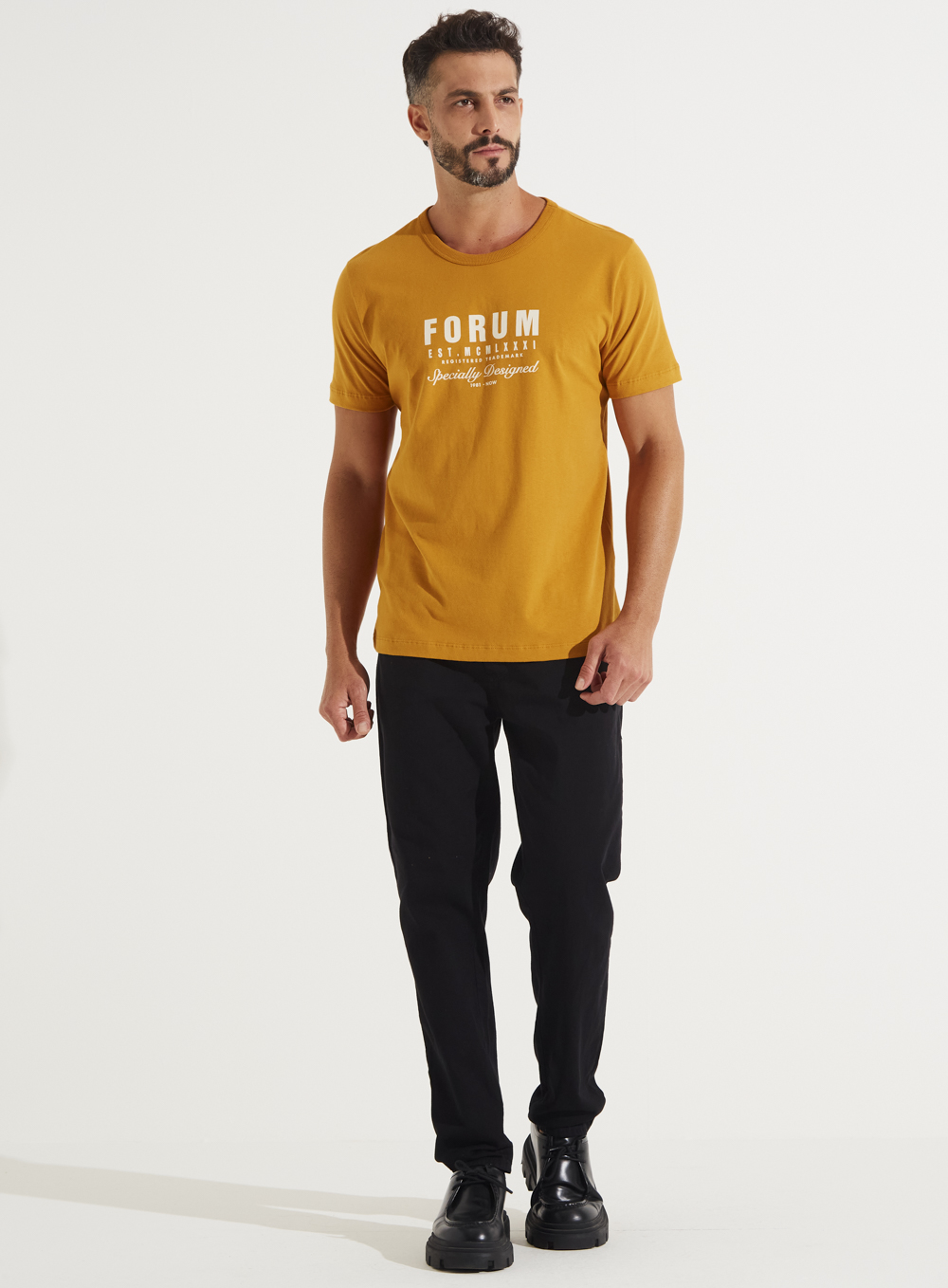 CALÇA SARJA LUCIANO 42 PRETO