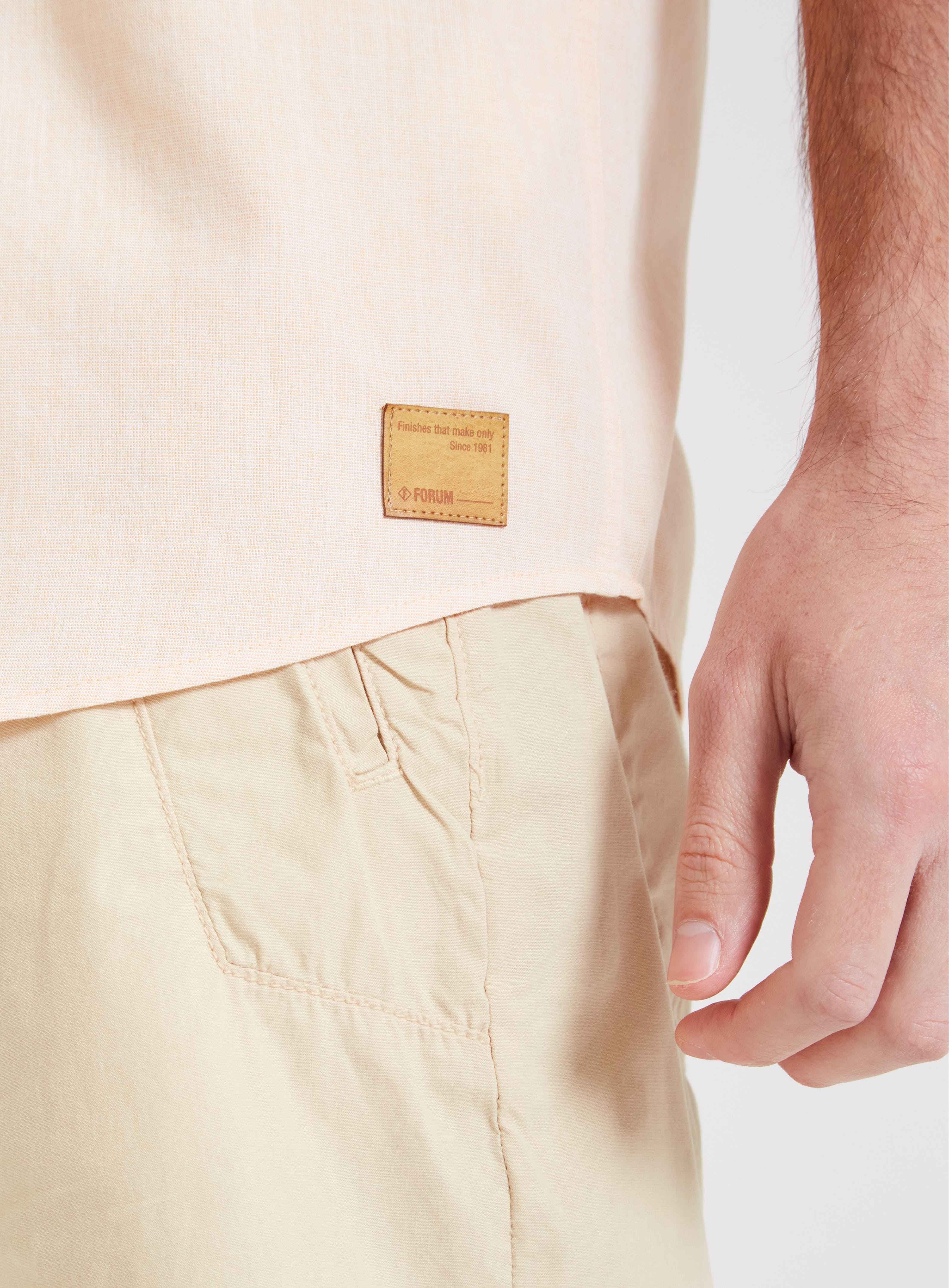 CAMISA RELAX GG LARANJA/BRANCO