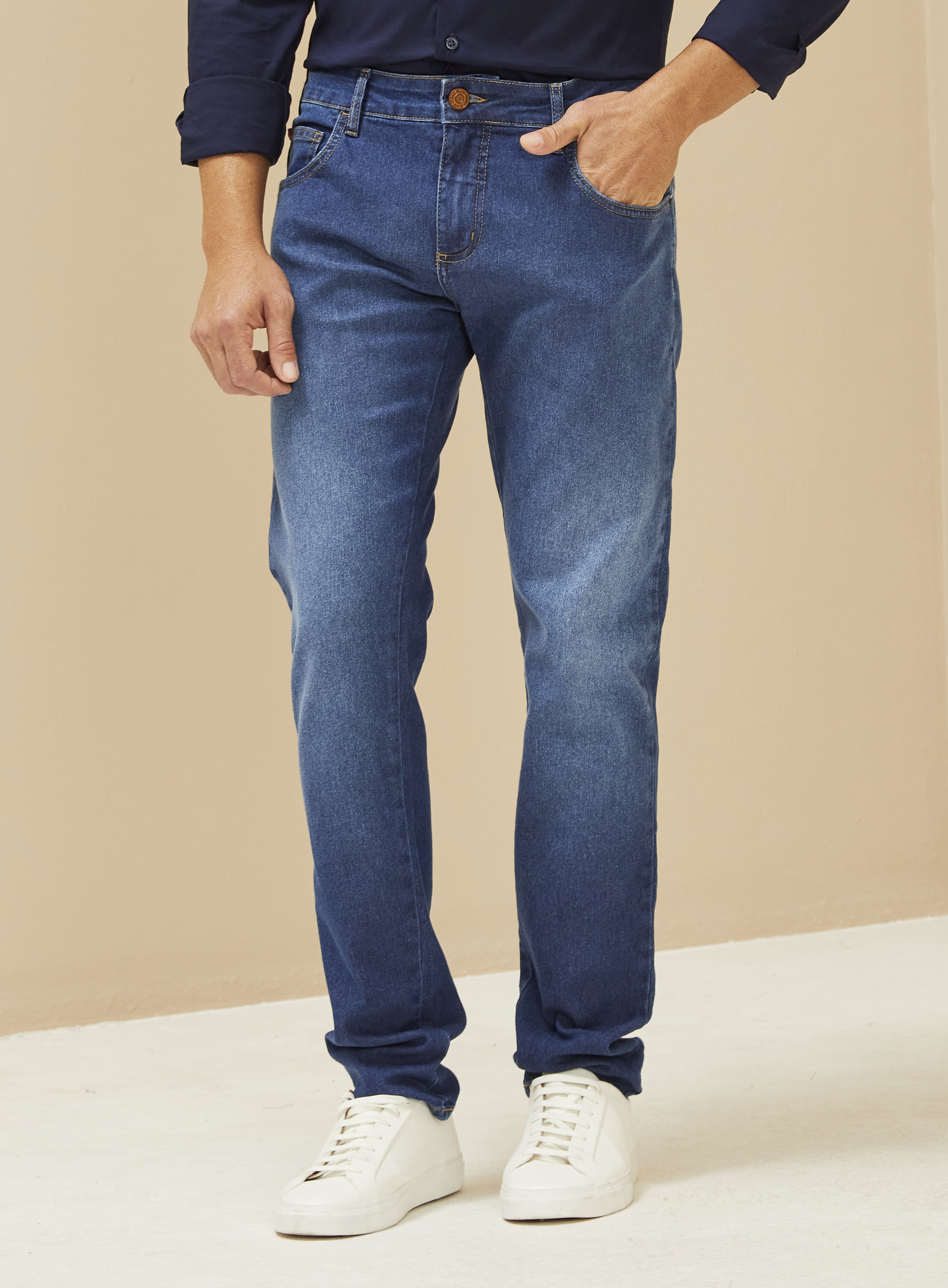 CALÇA JEANS IGOR SKINNY 42 INDIGO