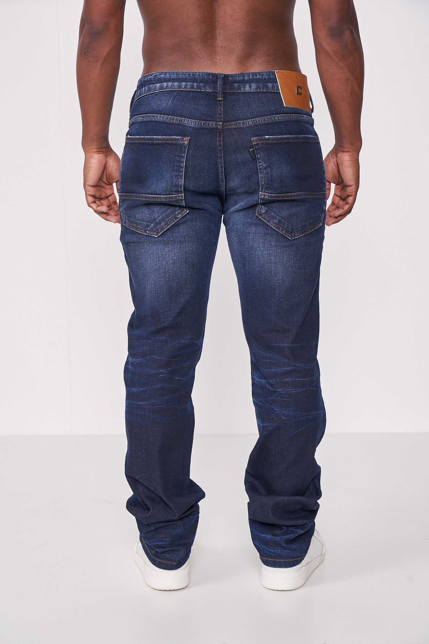 CALÇA JEANS ALEX SLIM 42 INDIGO