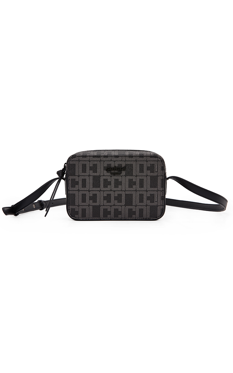 BOLSA COLCCI FEM CAMERA MONOGRAMA U CARAMELO
