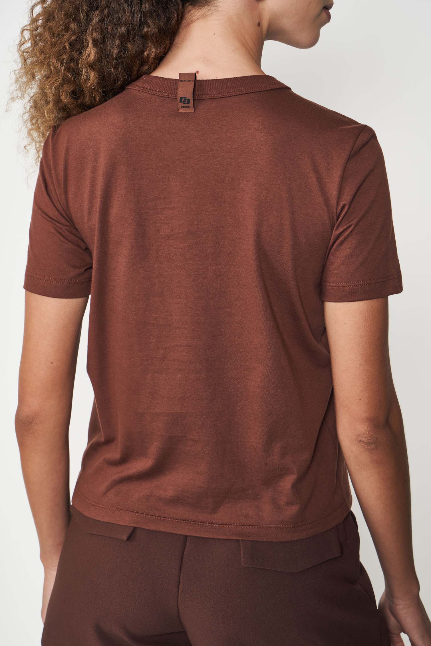 CAMISETA COLCCI G VERMELHO SPARKLY