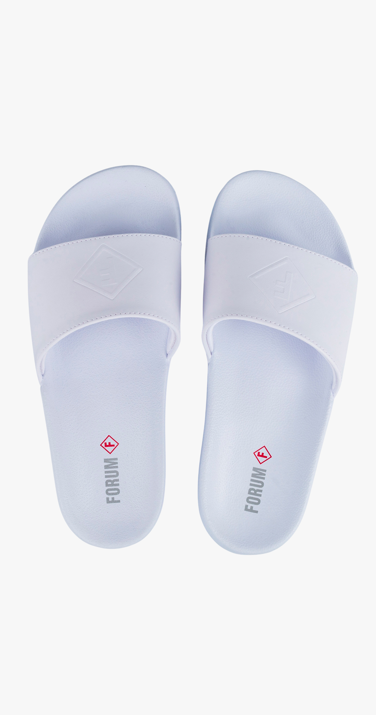 CHINELO SLIDE UNISSEX FORUM 35-36 BRANCO