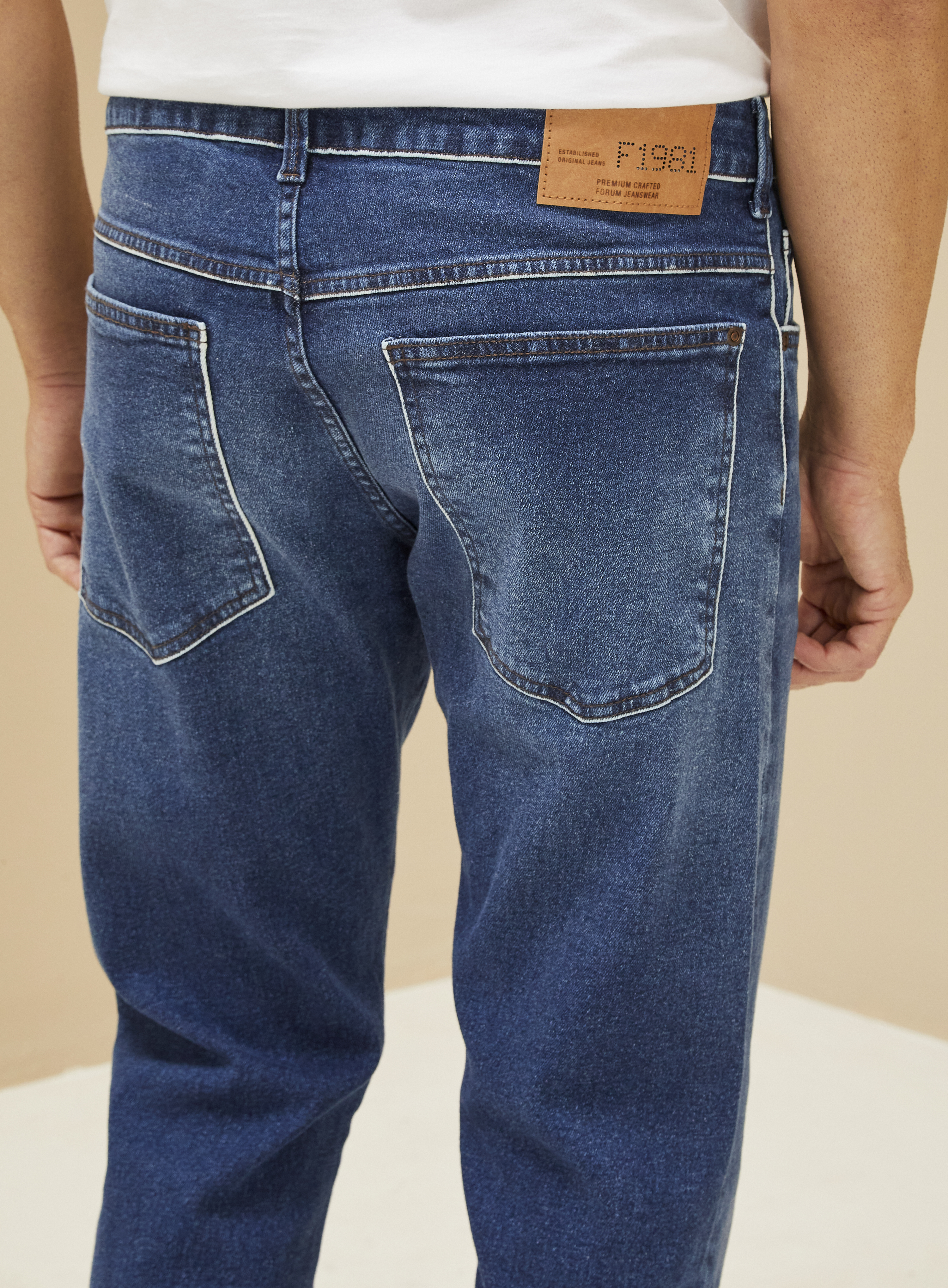 CALÇA JEANS PAUL SLIM 46 INDIGO