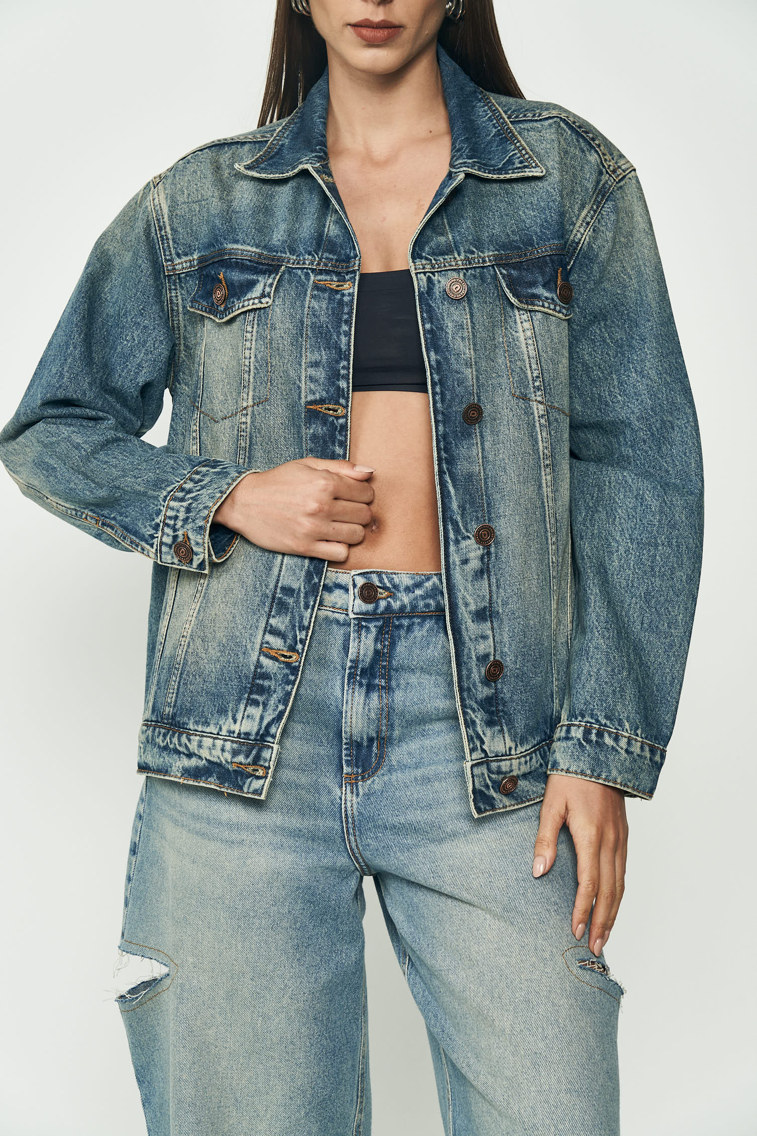 JAQUETA JEANS G INDIGO