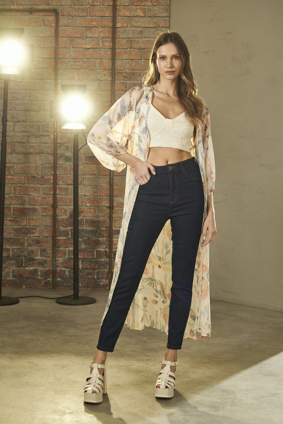 CALÇA JEANS GISELE 38 INDIGO