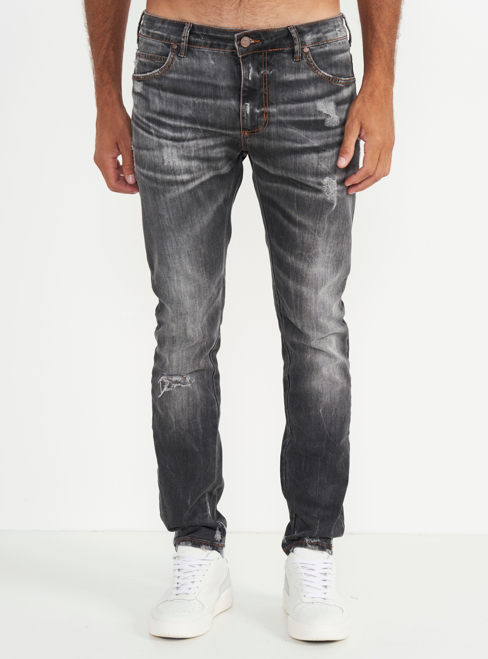 CALÇA JEANS FELIPE SKINNY 36 IND.PRETO