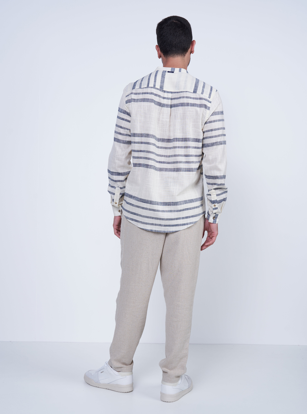 CAMISA LINHO LISTRADA RELAX P LISTRADO