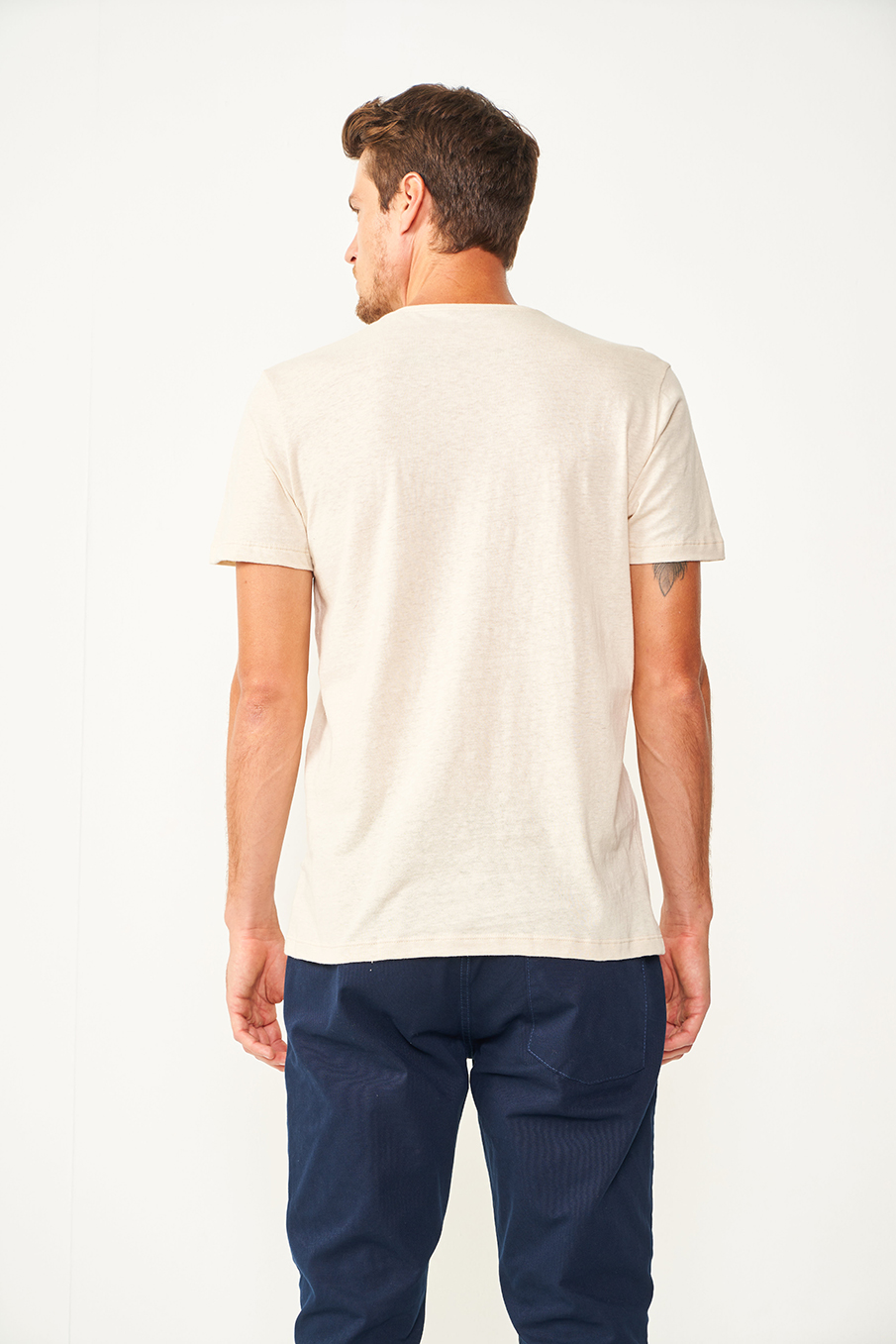 CAMISETA COLCCI P BEGE TAUPE