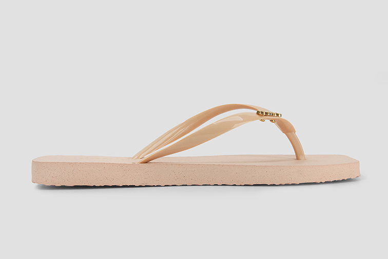 CHINELO FEM COLCCI 1986 METAL 35-36 BEGE TAUPE