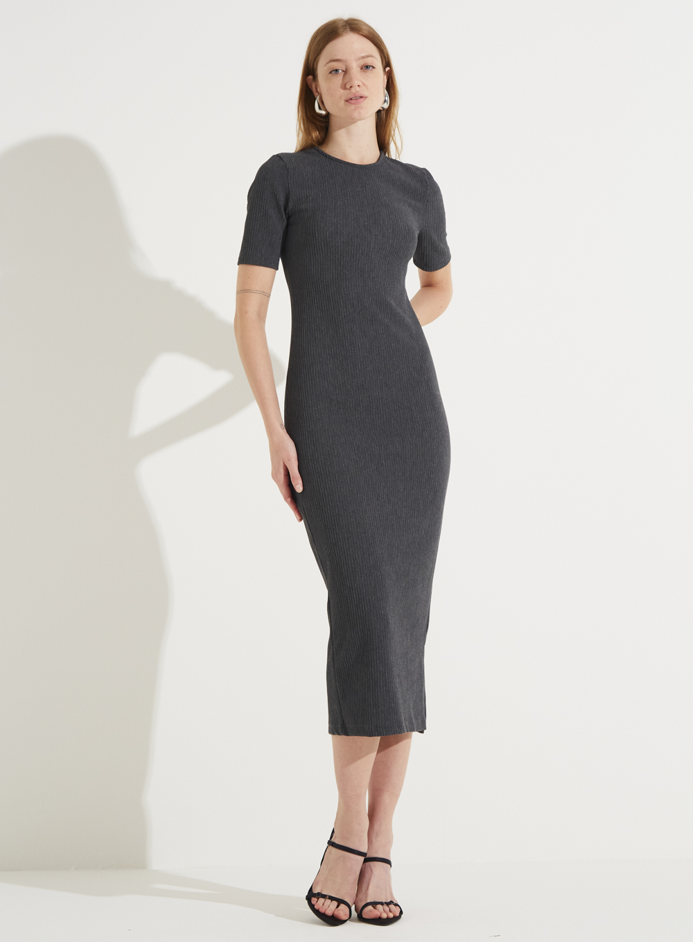 VESTIDO FORUM P CINZA FULIGEM