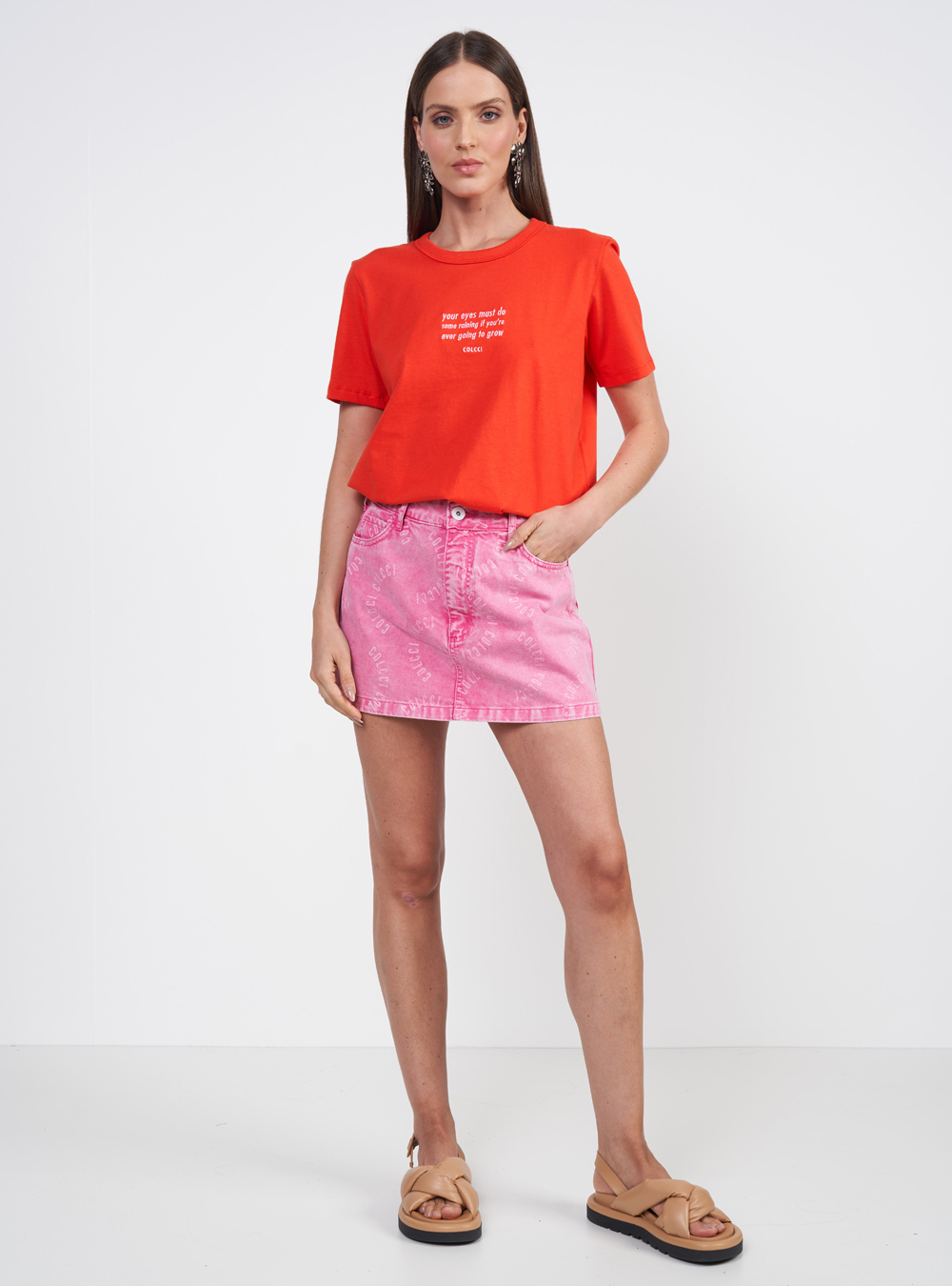 CAMISETA COLCCI P VERMELHO NIVES