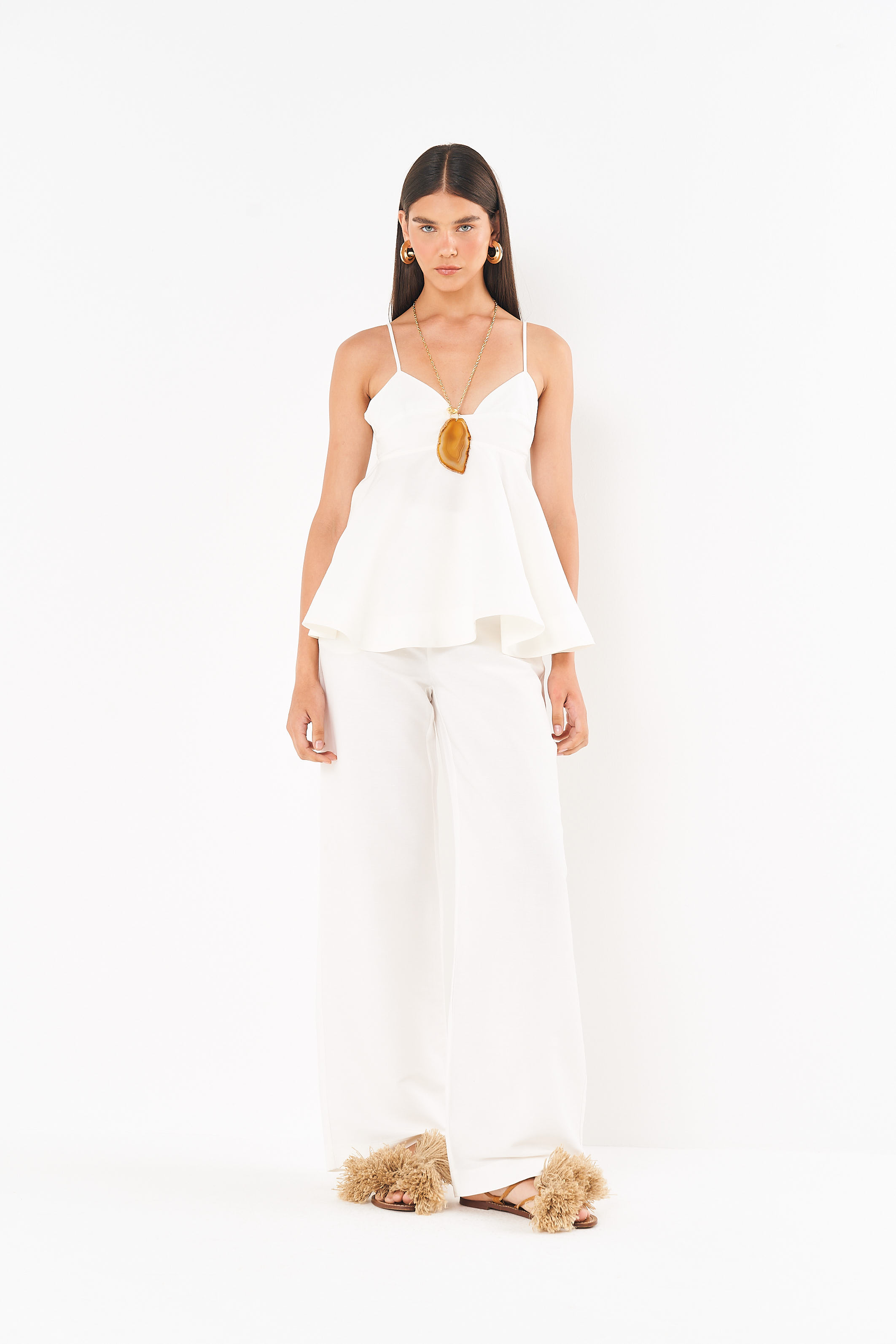 BLUSA LINHO 34 OFF SHELL
