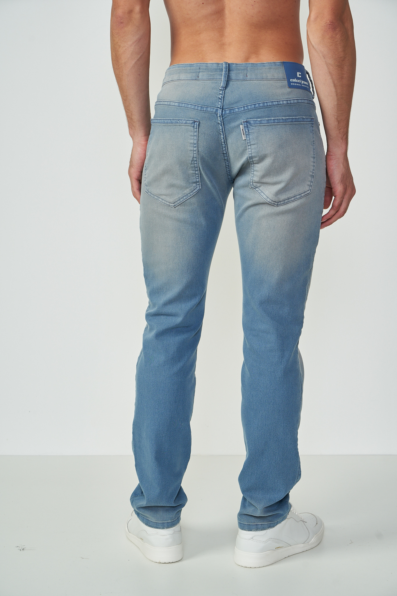 CALÇA JEANS ALEX SLIM 46 INDIGO