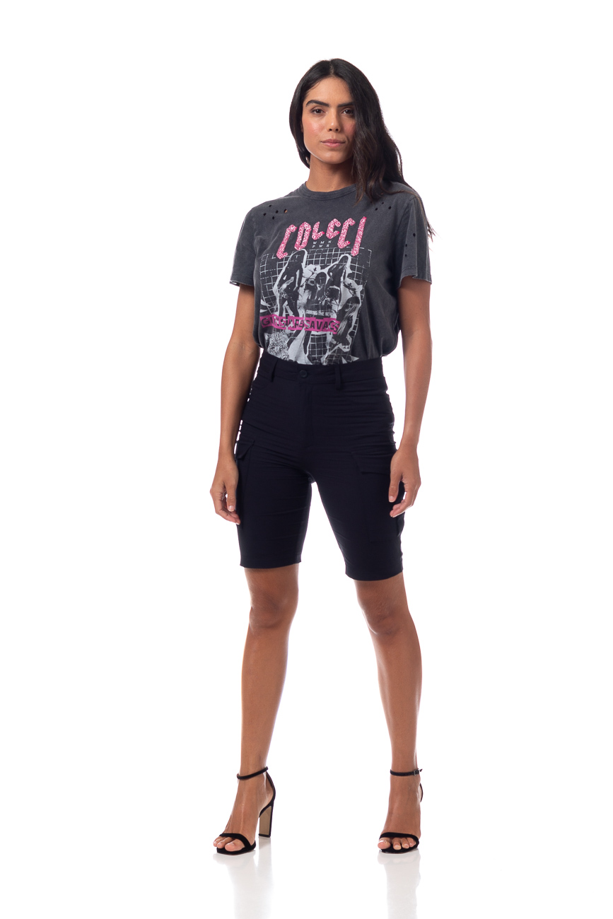 BERMUDA COLCCI 36 PRETO
