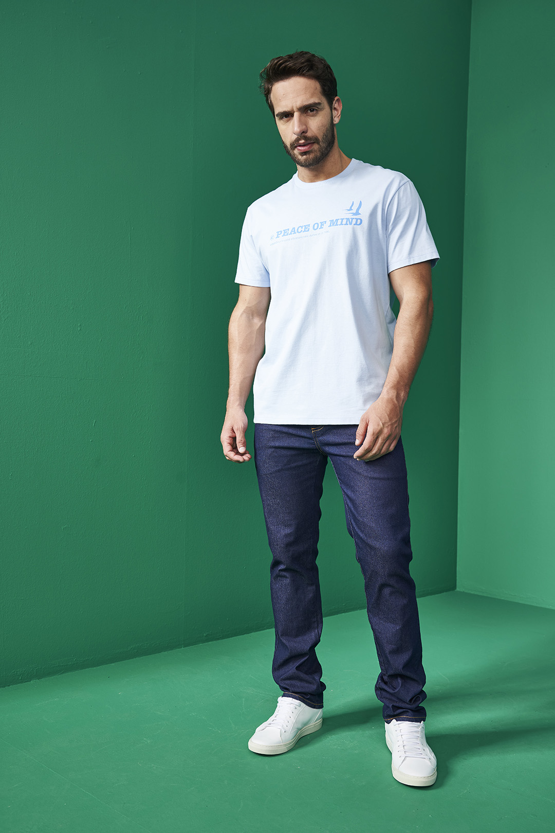 CALÇA JEANS ALEX SLIM 36 INDIGO