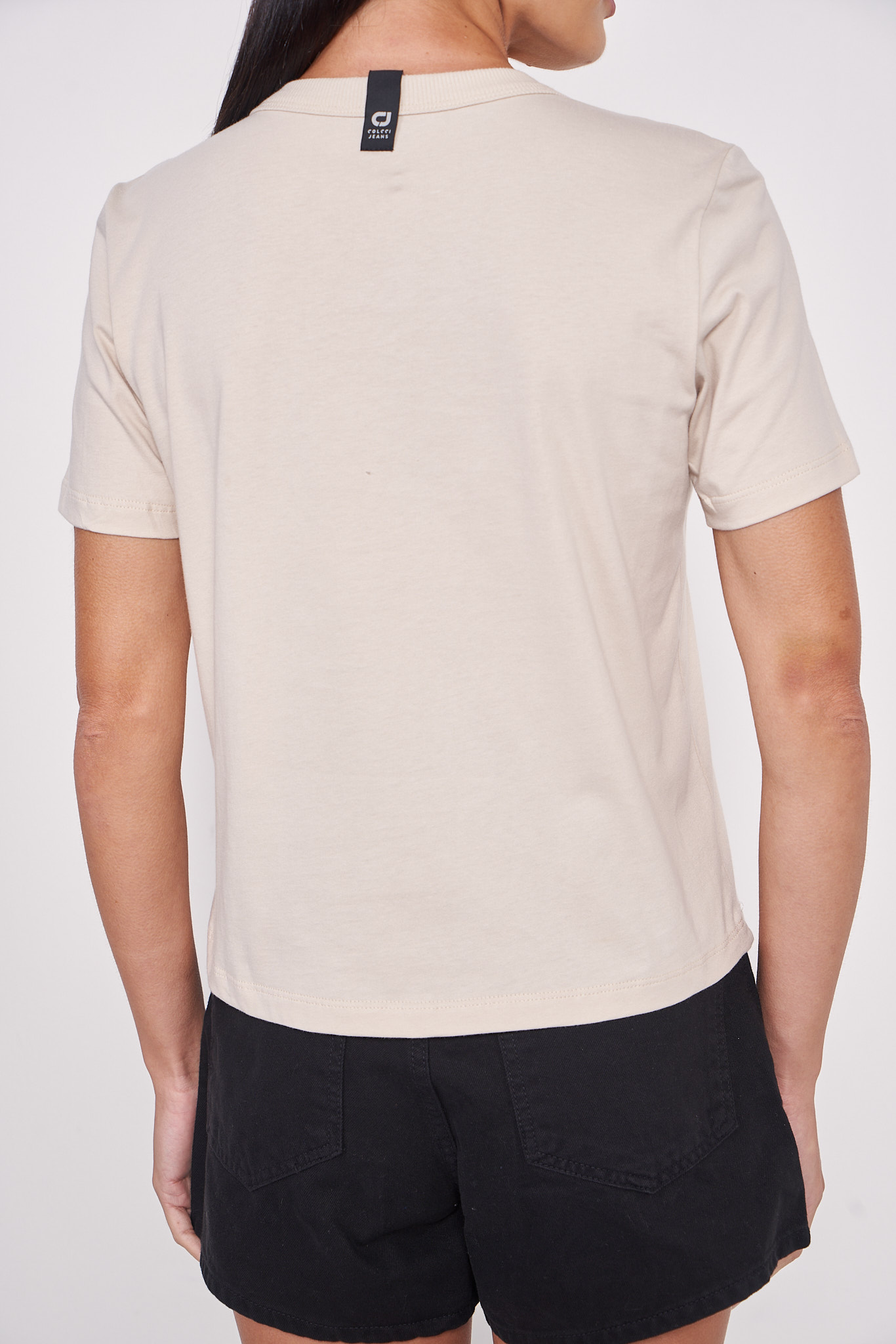 CAMISETA COLCCI JEANS G BEGE TAUPE