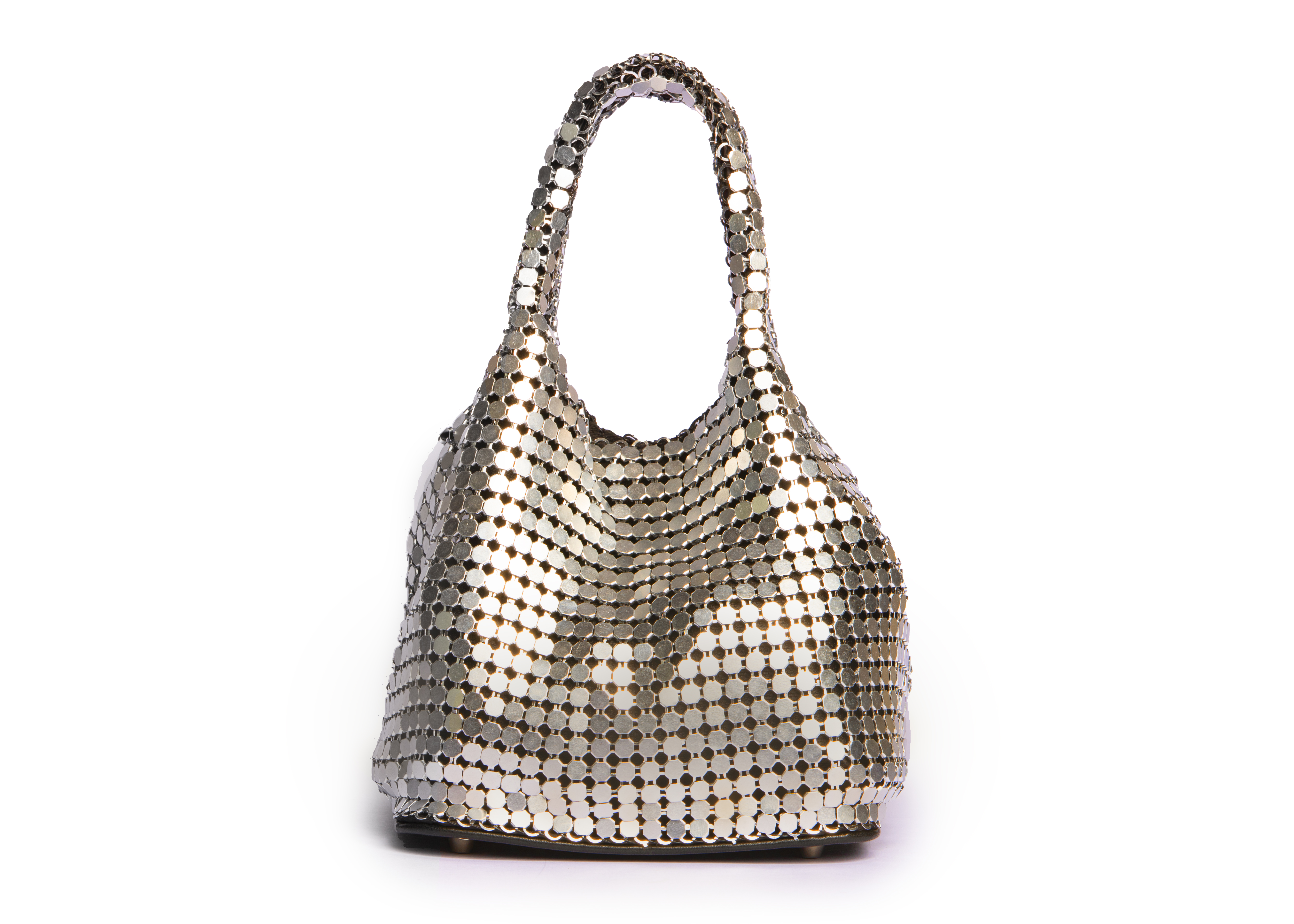 BOLSA COLCCI FEM BUCKET MALHA METAL U NIQUEL