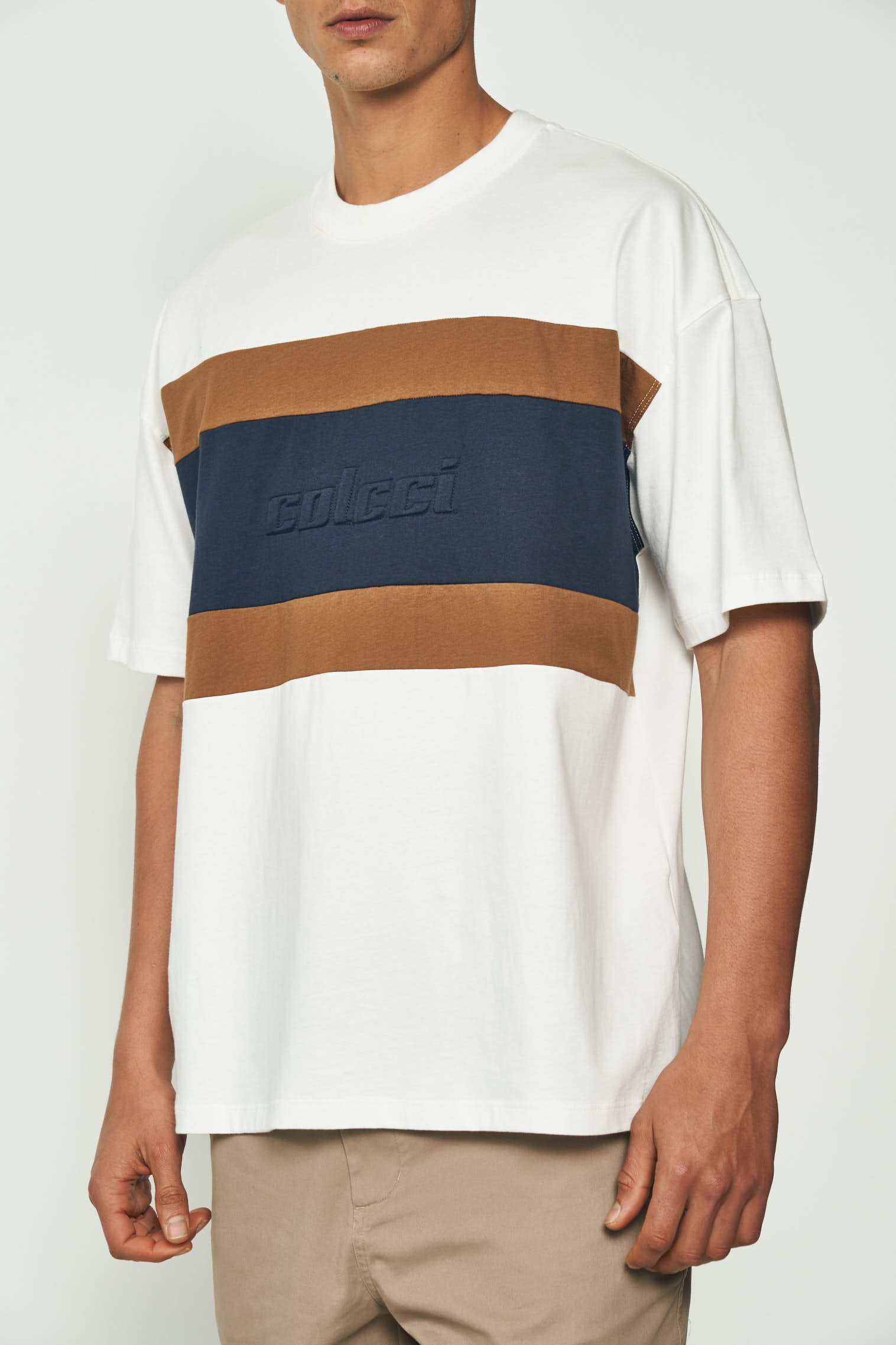 CAMISETA COLCCI G SHELL/MRR/AZUL