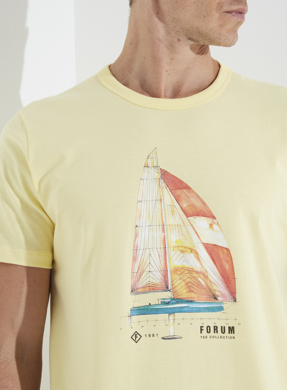 CAMISETA FORUM M AMARELO CANARIO