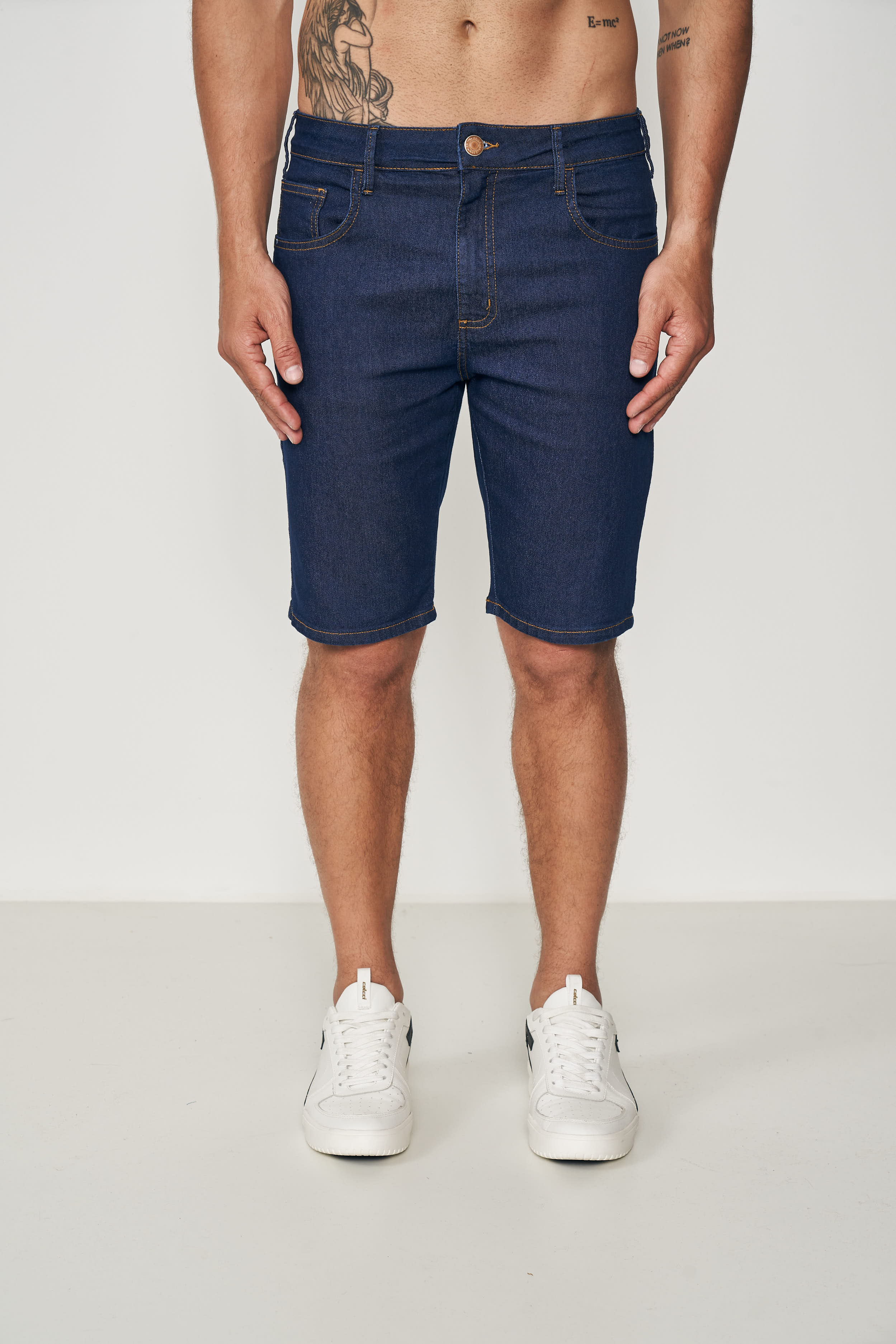 BERMUDA JEANS PARIS 38 INDIGO