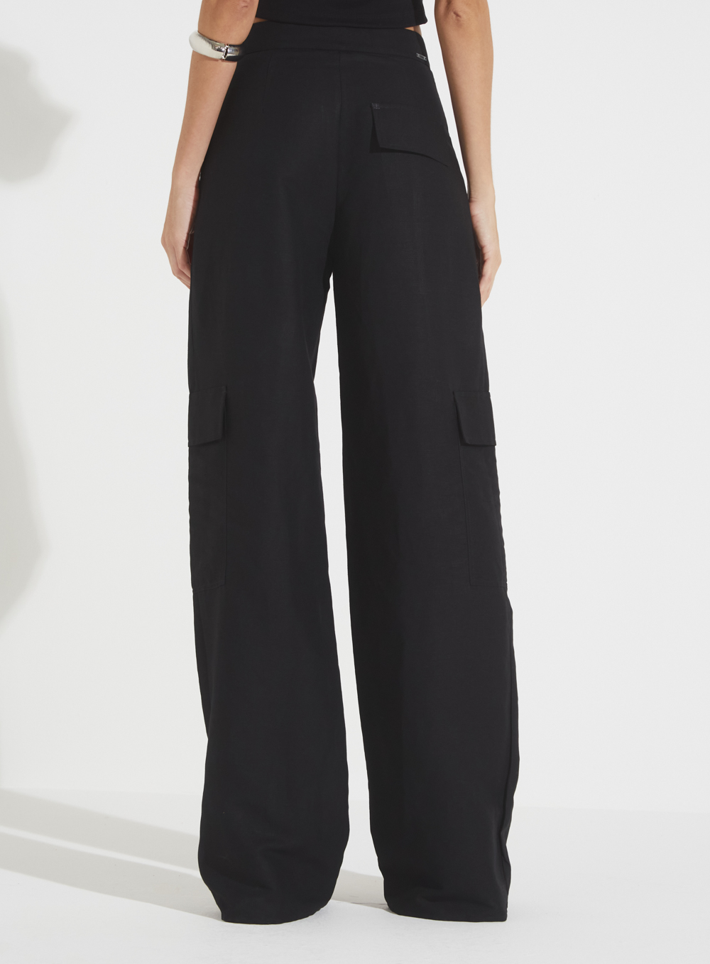 CALÇA LINHO 44 PRETO