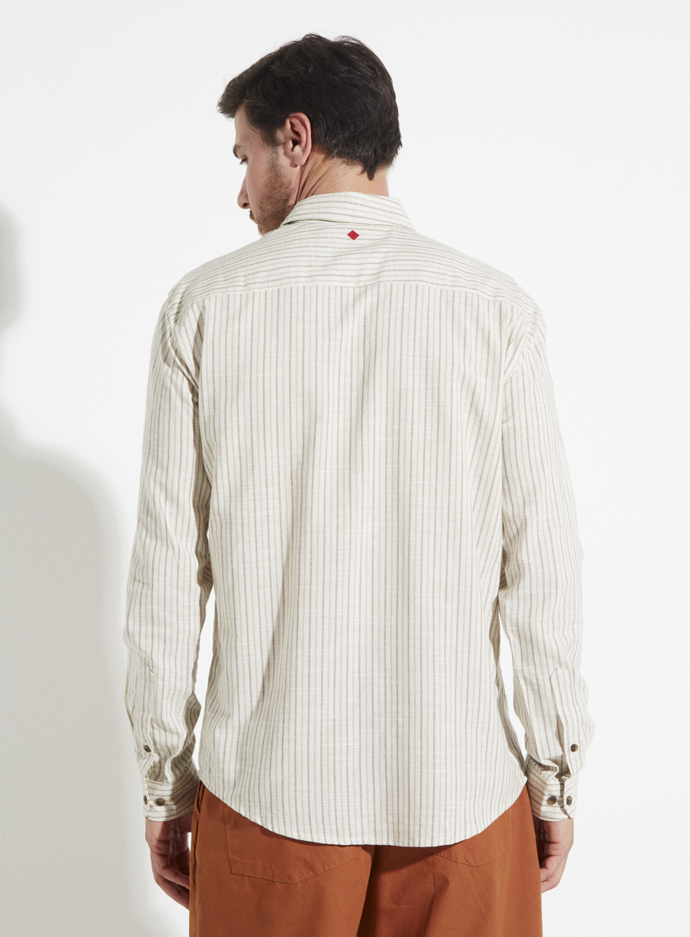 CAMISA LINHO LISTRADA RELAX M LISTRADO