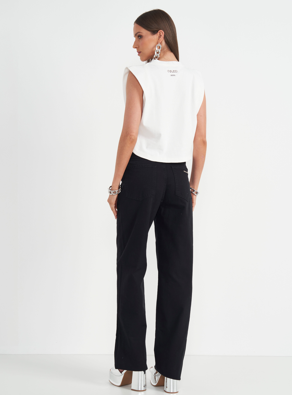 CALÇA SARJA JULIETTE 36 PRETO