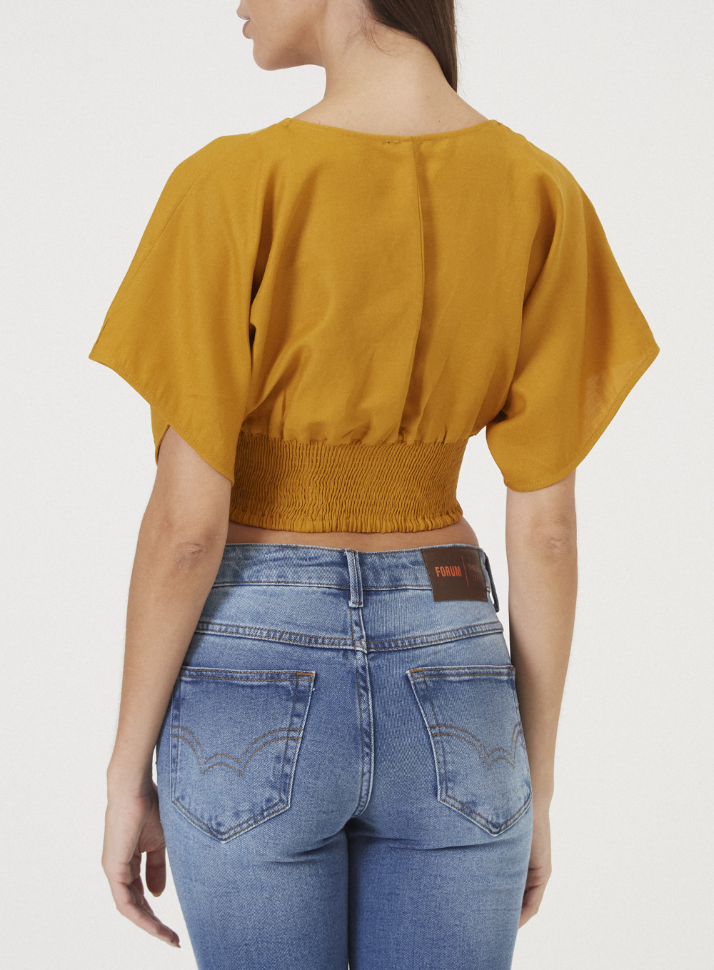 BLUSA LINHO PP AMARELO SWIFT