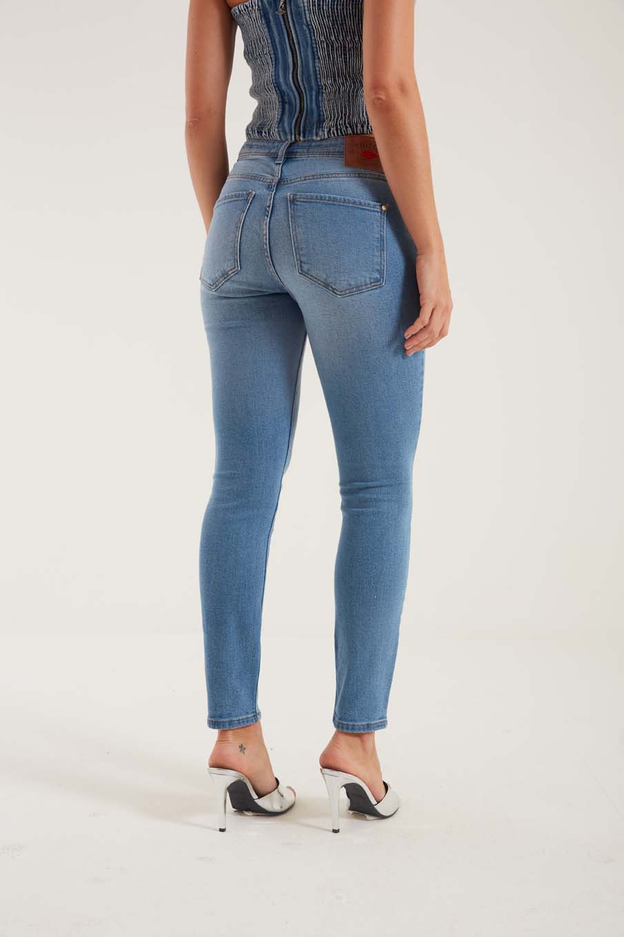 CALÇA JEANS MICHELE 42 INDIGO