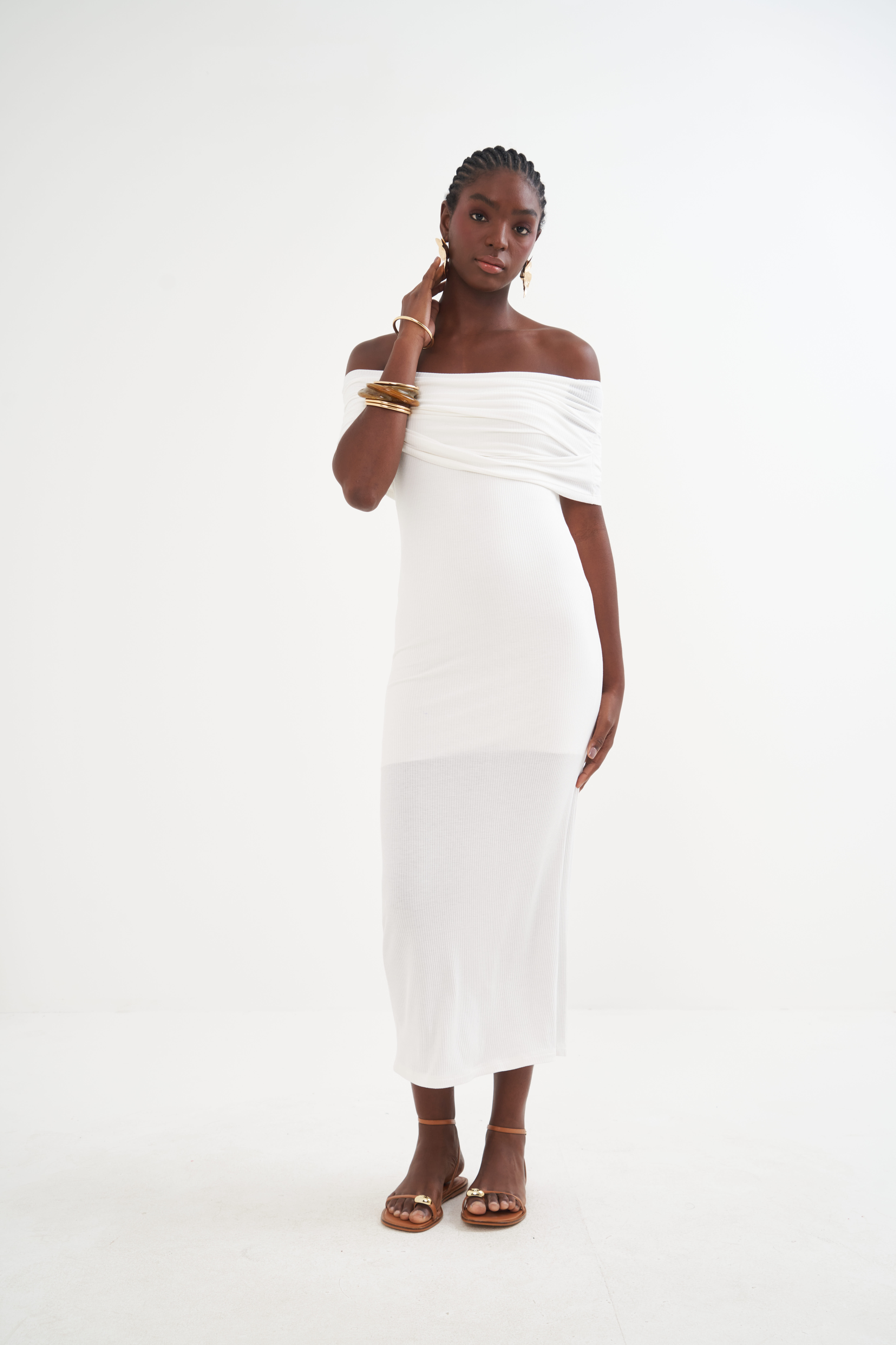 VESTIDO COLCCI M OFF SHELL