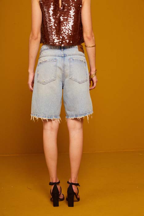 BERMUDA JEANS JADE 40 INDIGO