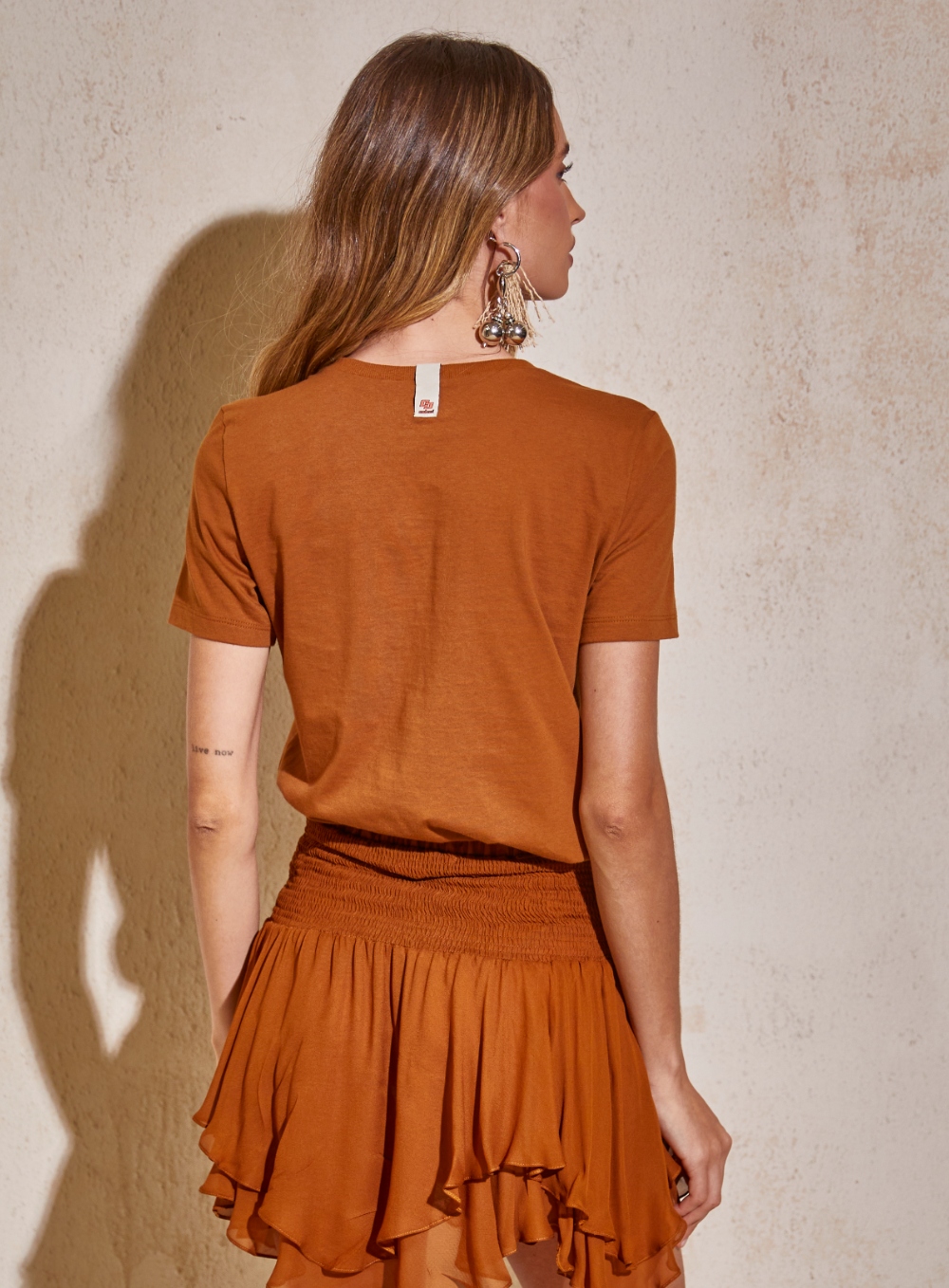 CAMISETA COLCCI GG MARROM DROME