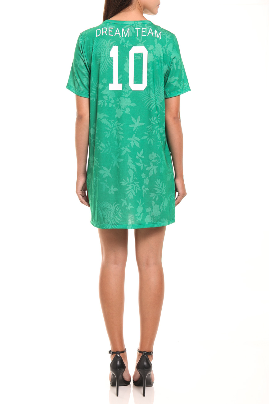 VESTIDO CURTO COPA DO MUNDO ESTAMPADO GG BRASIL FL