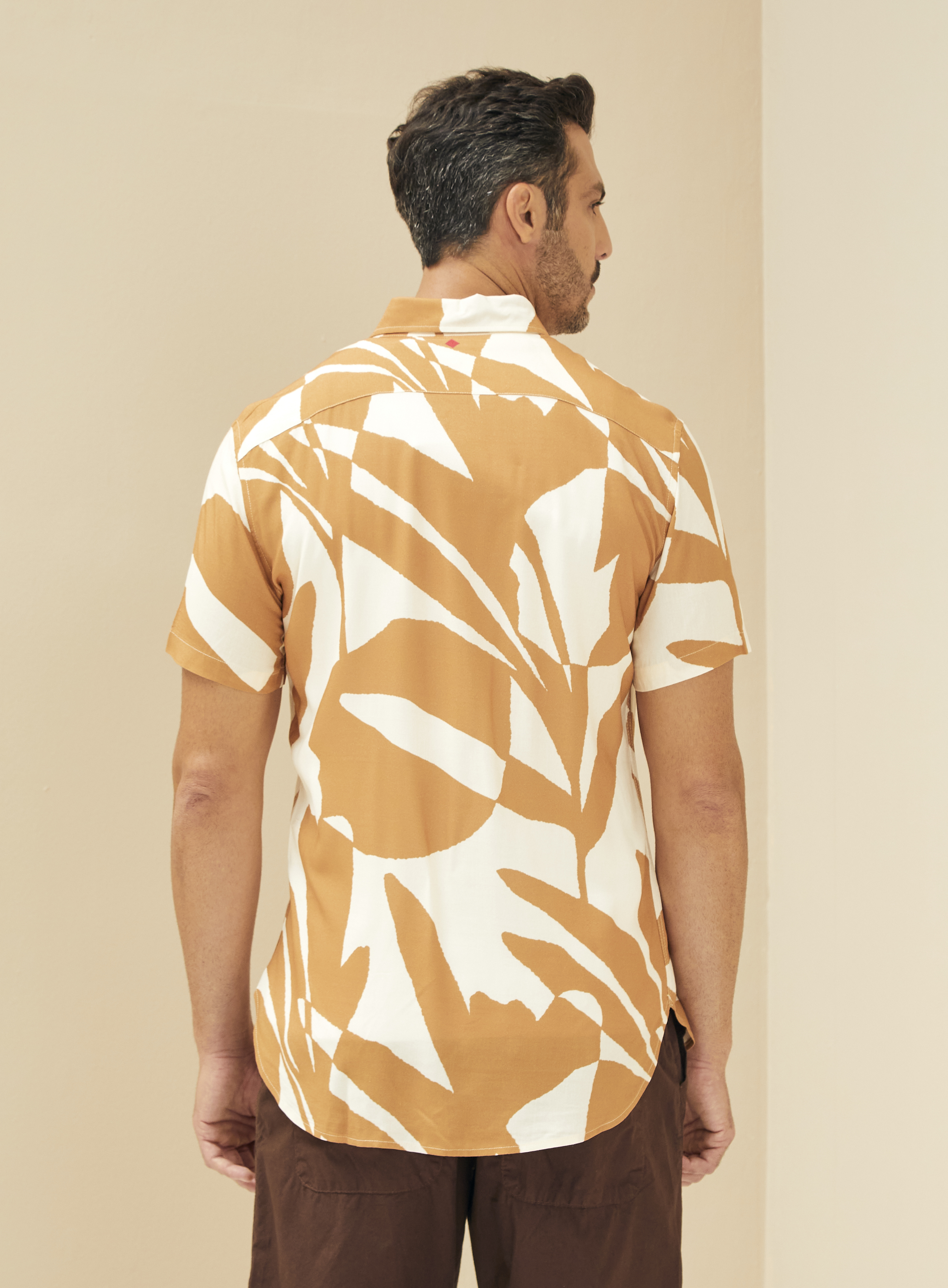CAMISA ESTAMPADA ST BARTHS G ABSTRACT LEAVES